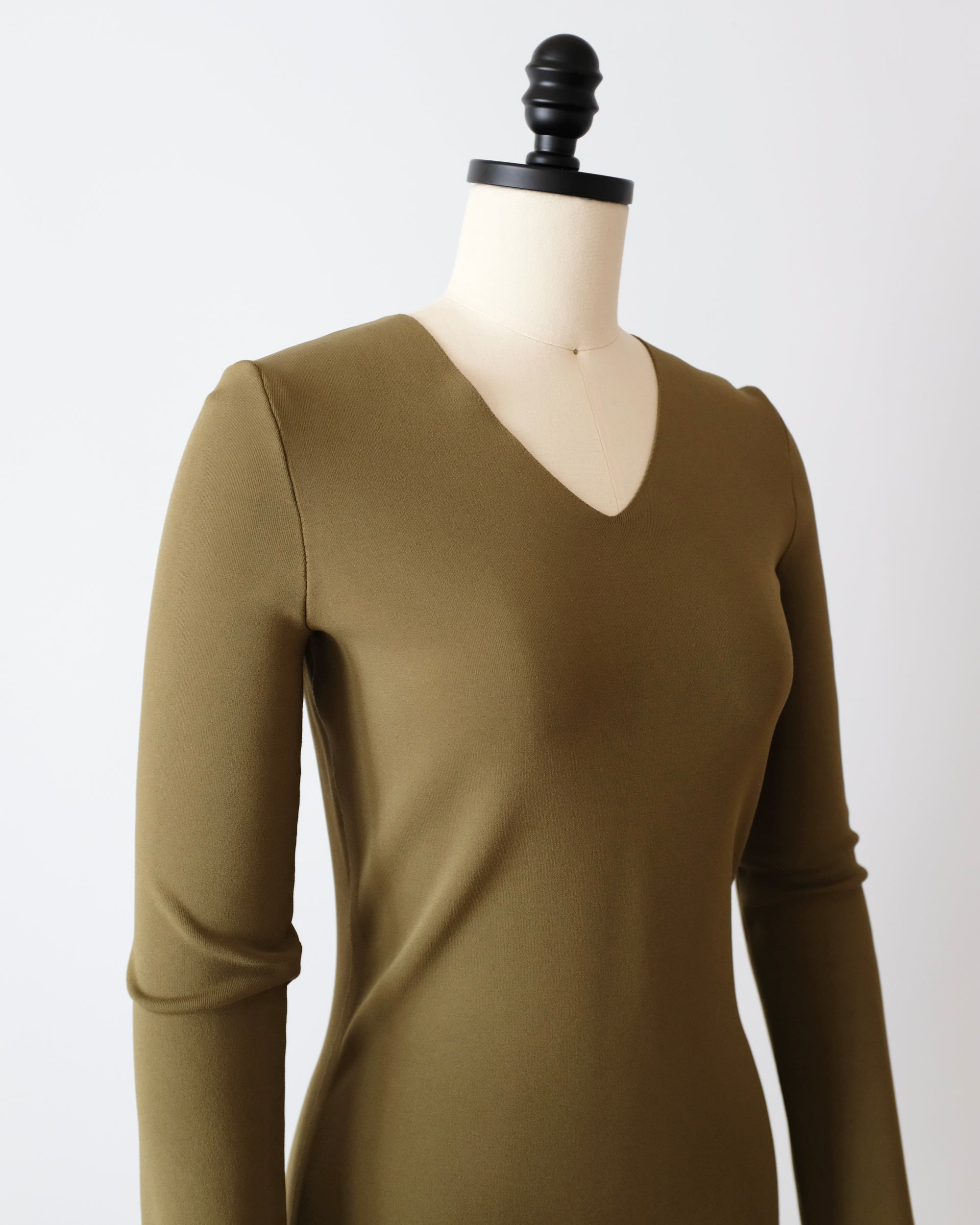 Celine by Phoebe Philo Military Green Mini Dress (S)