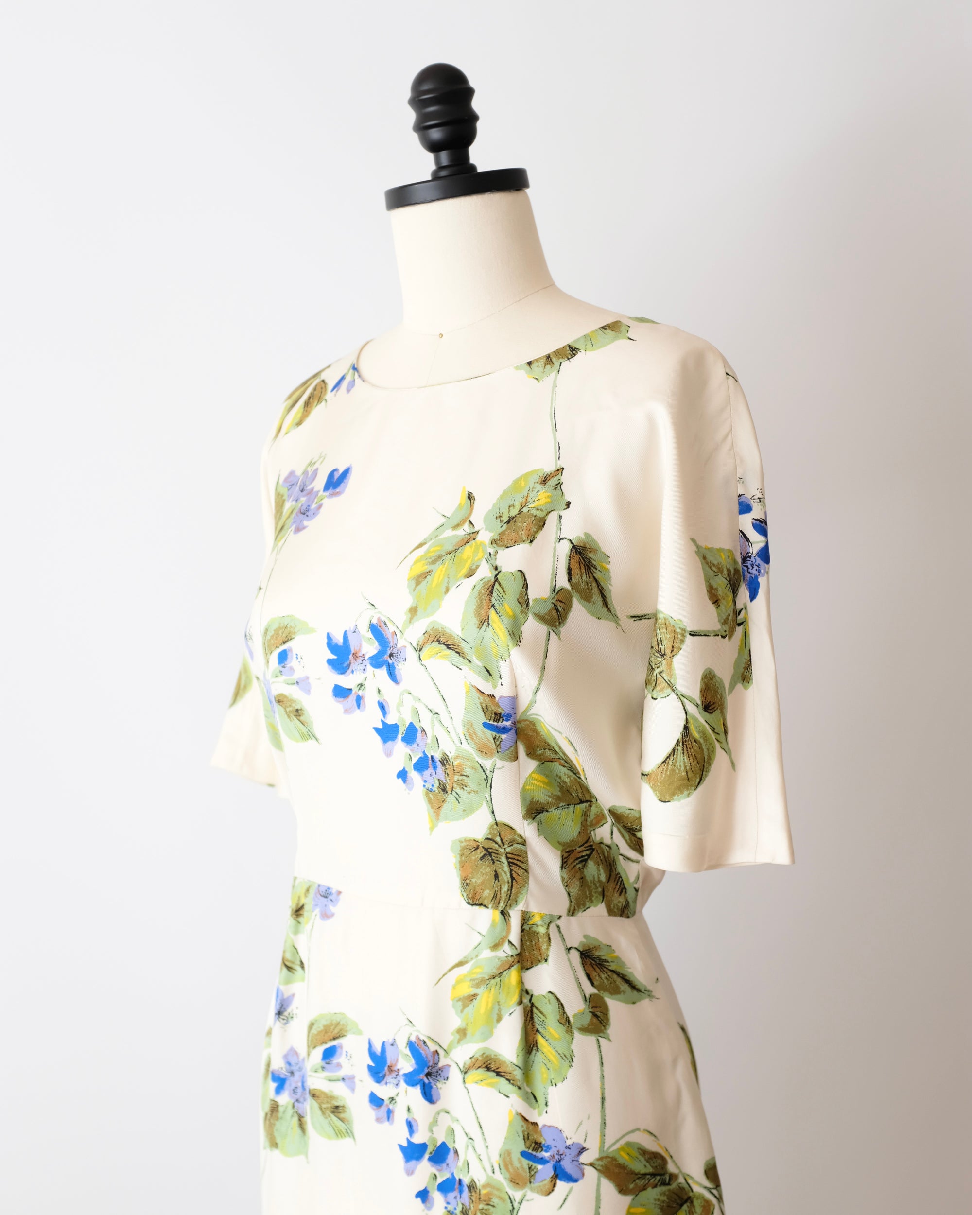 Prada FW2003 Floral Midi Dress (XS)