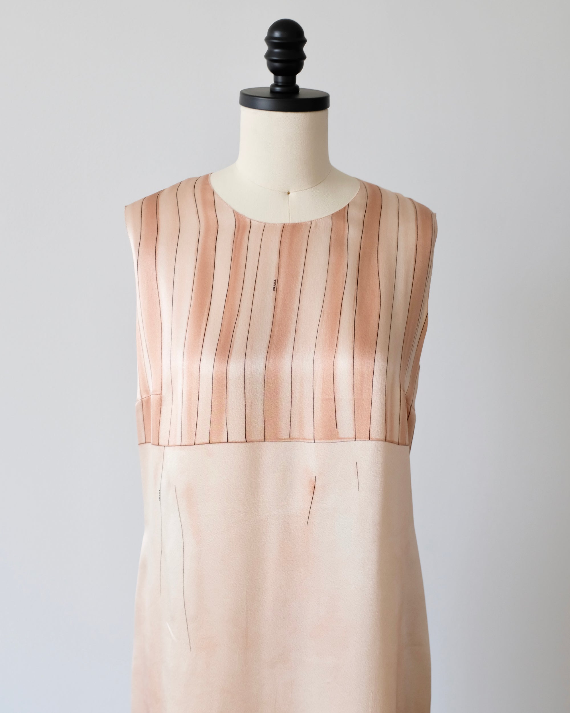 Prada SS2006 Pink Trompe L'oeil Shift Dress (M)