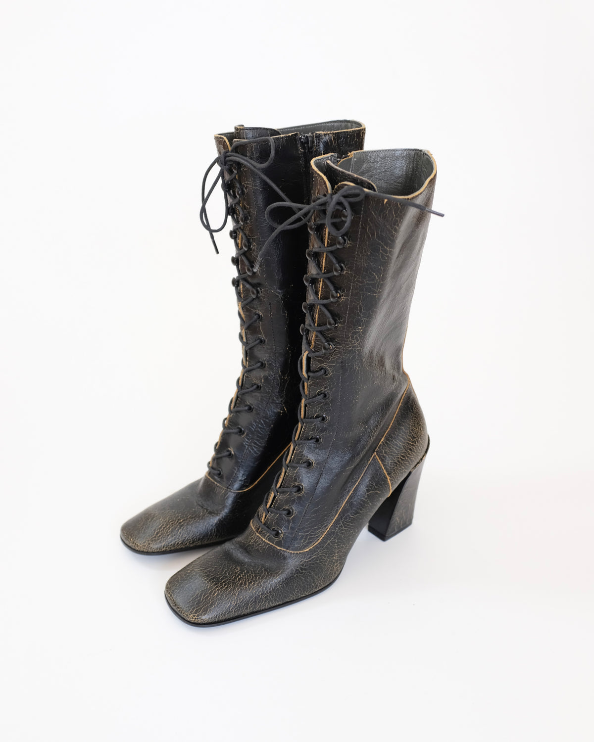 Miu Miu FW2001 Crackle Boots (36)
