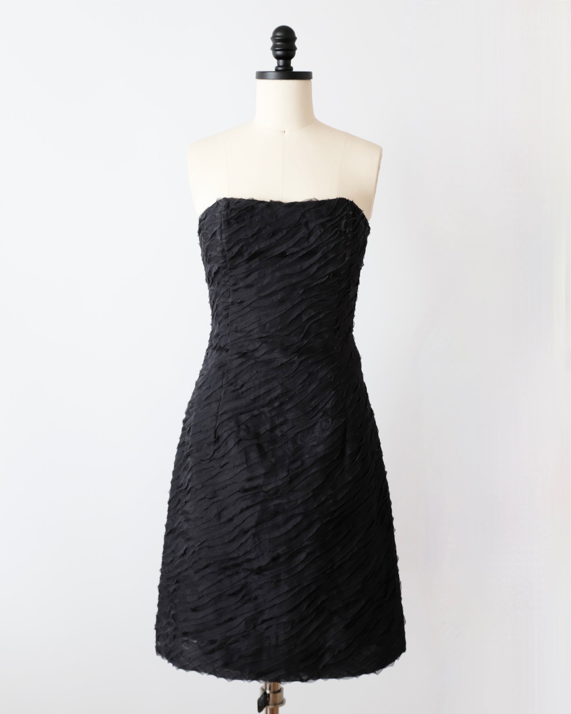 Celine 1990s Silk Wave Dress (XS)