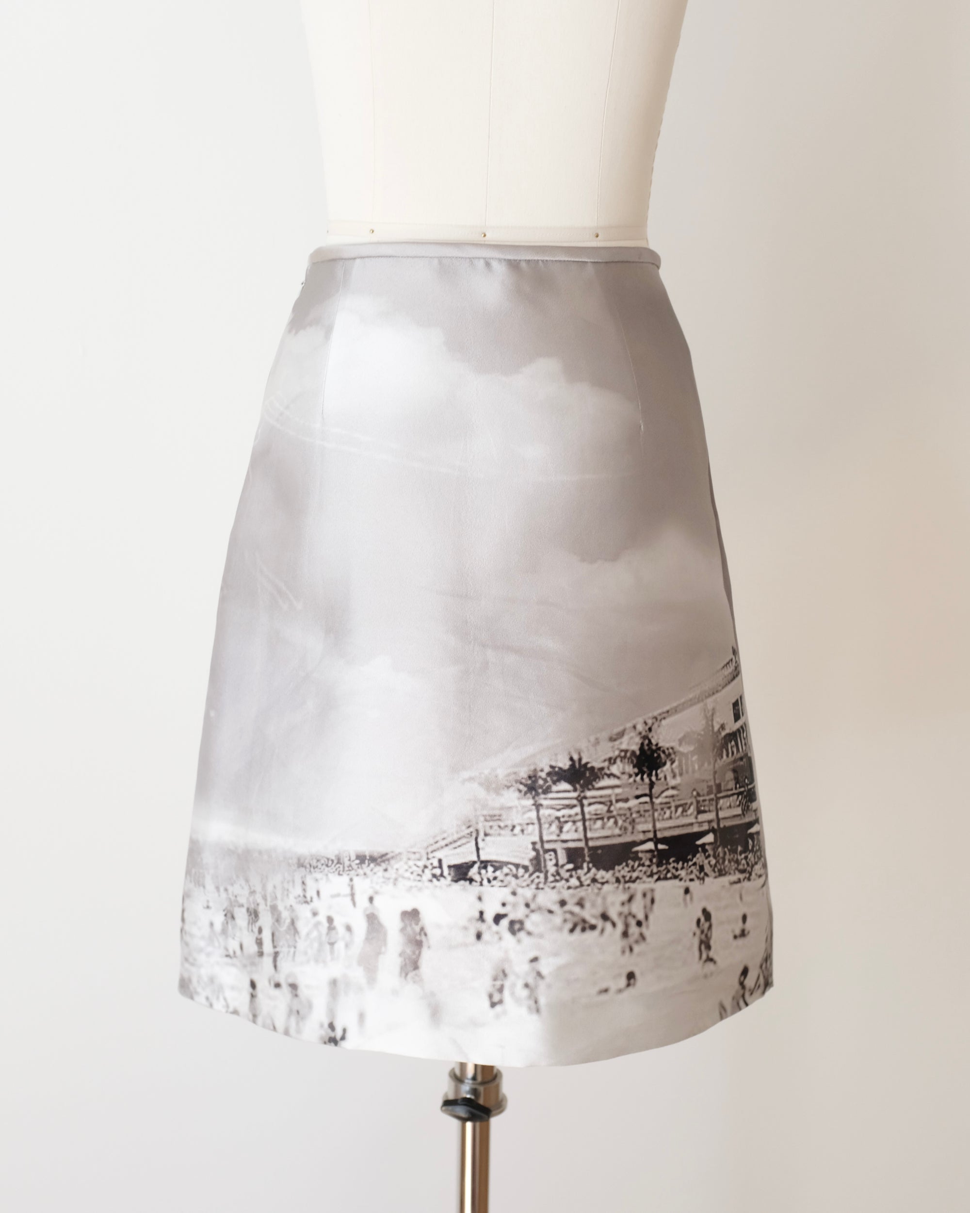 Prada SS2010 Digital Beach Midi Skirt (XS)