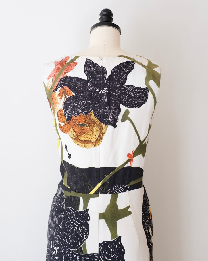 Prada FW2016 Floral Midi Dress (XS)