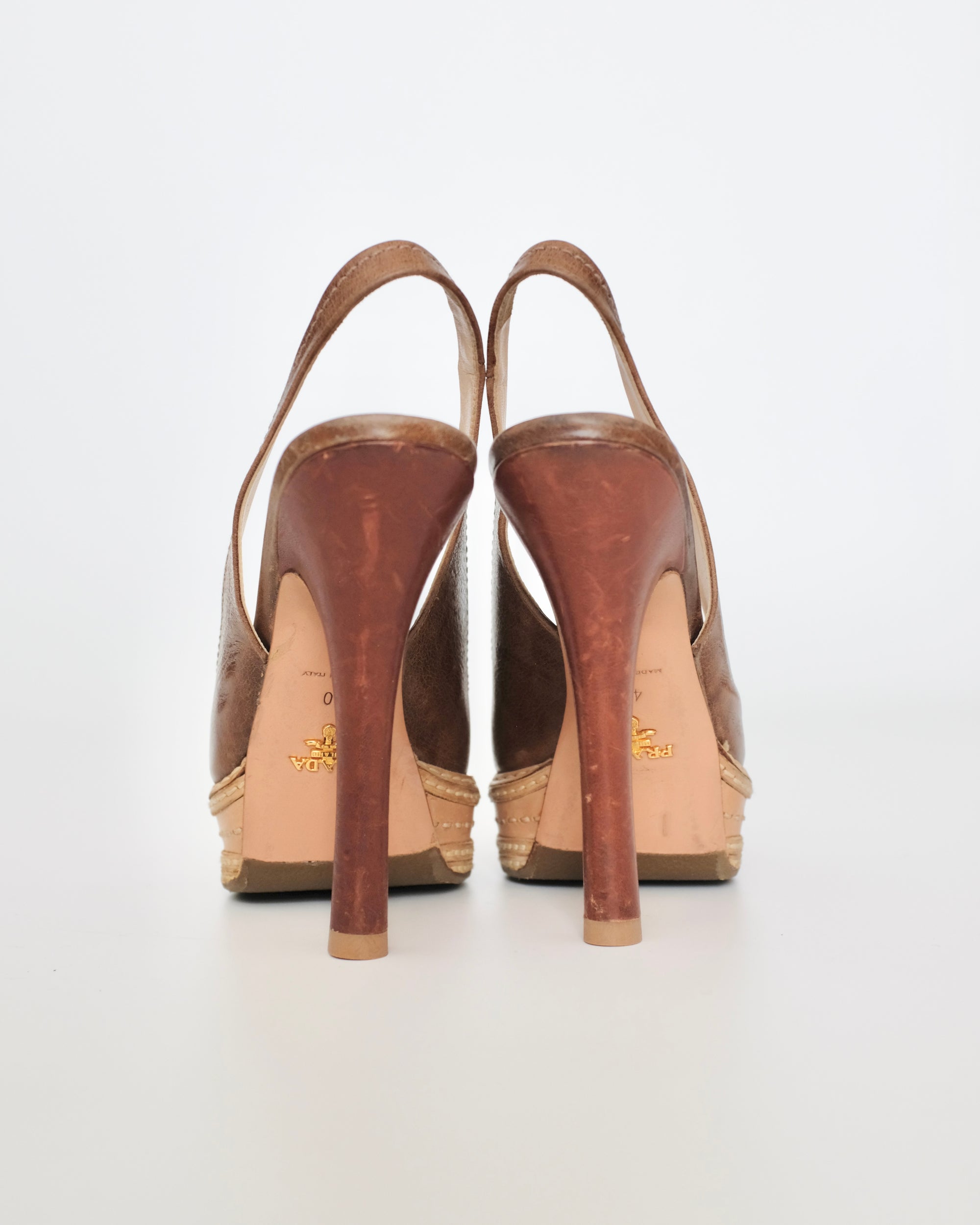 Prada SS2009 Cap Toe Platform Heels (40)