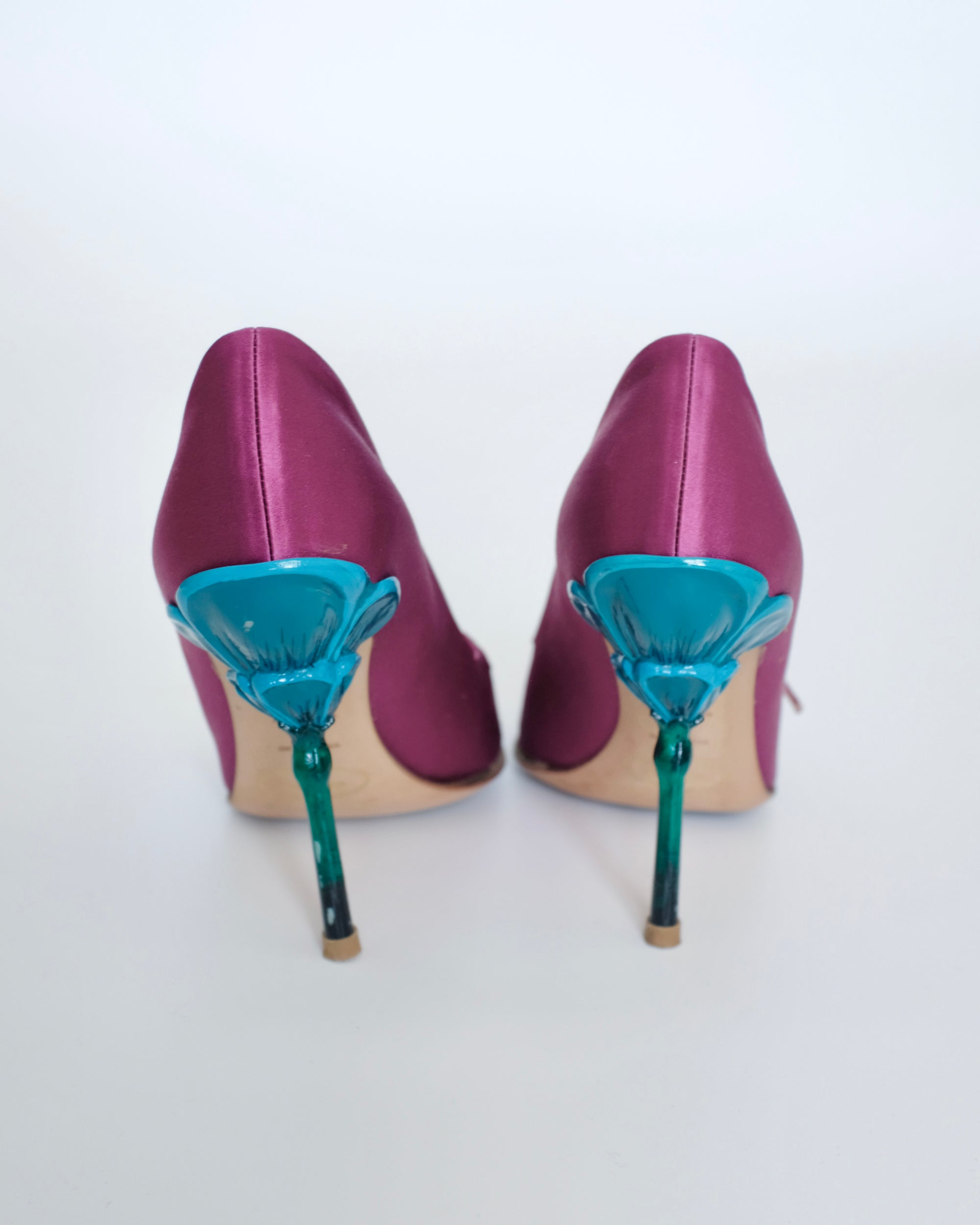 Prada SS2008 Flower Stem Peep Toe Heels (37)