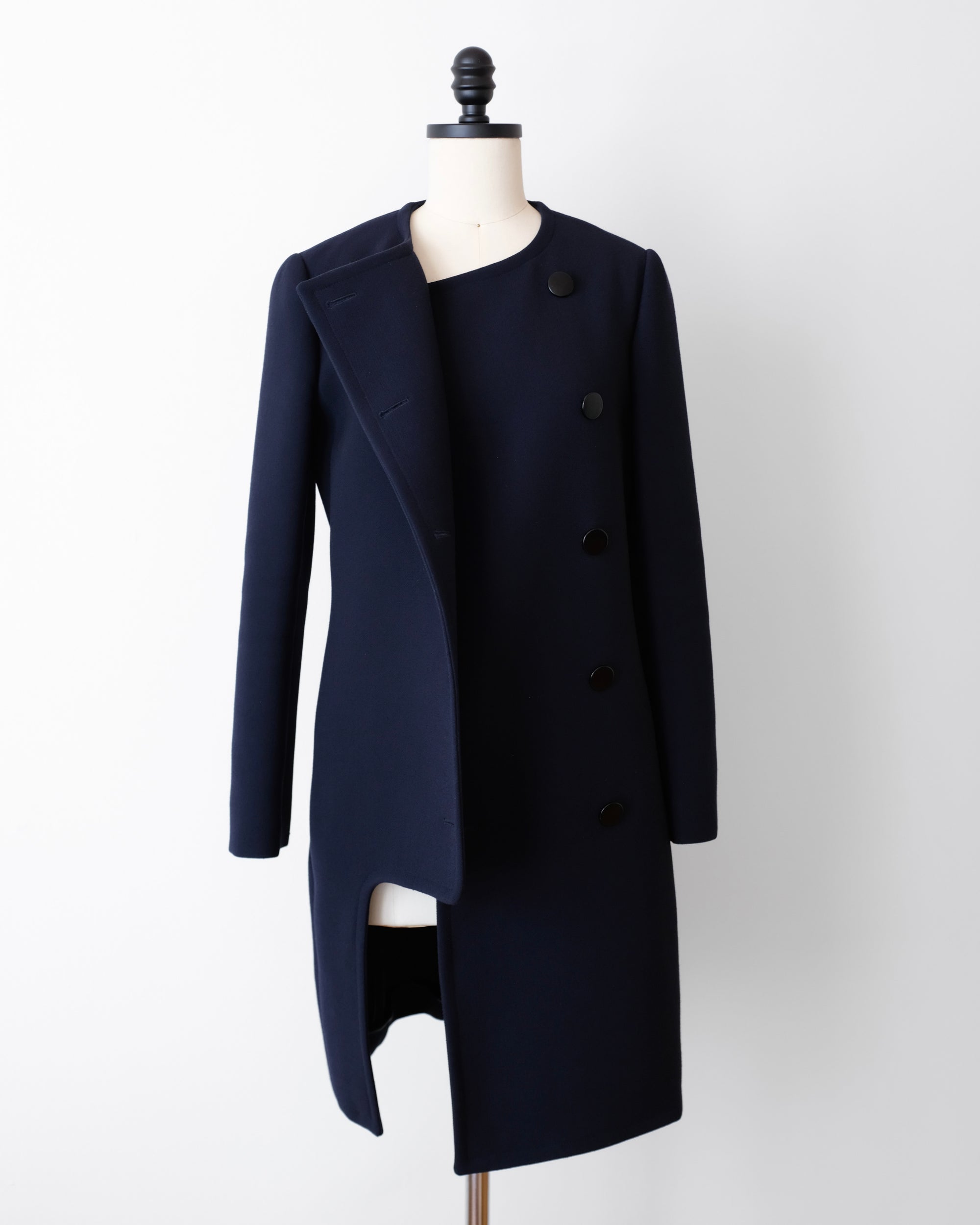 Celine by Phoebe Philo FW2010 Mod Button Coat (XS)