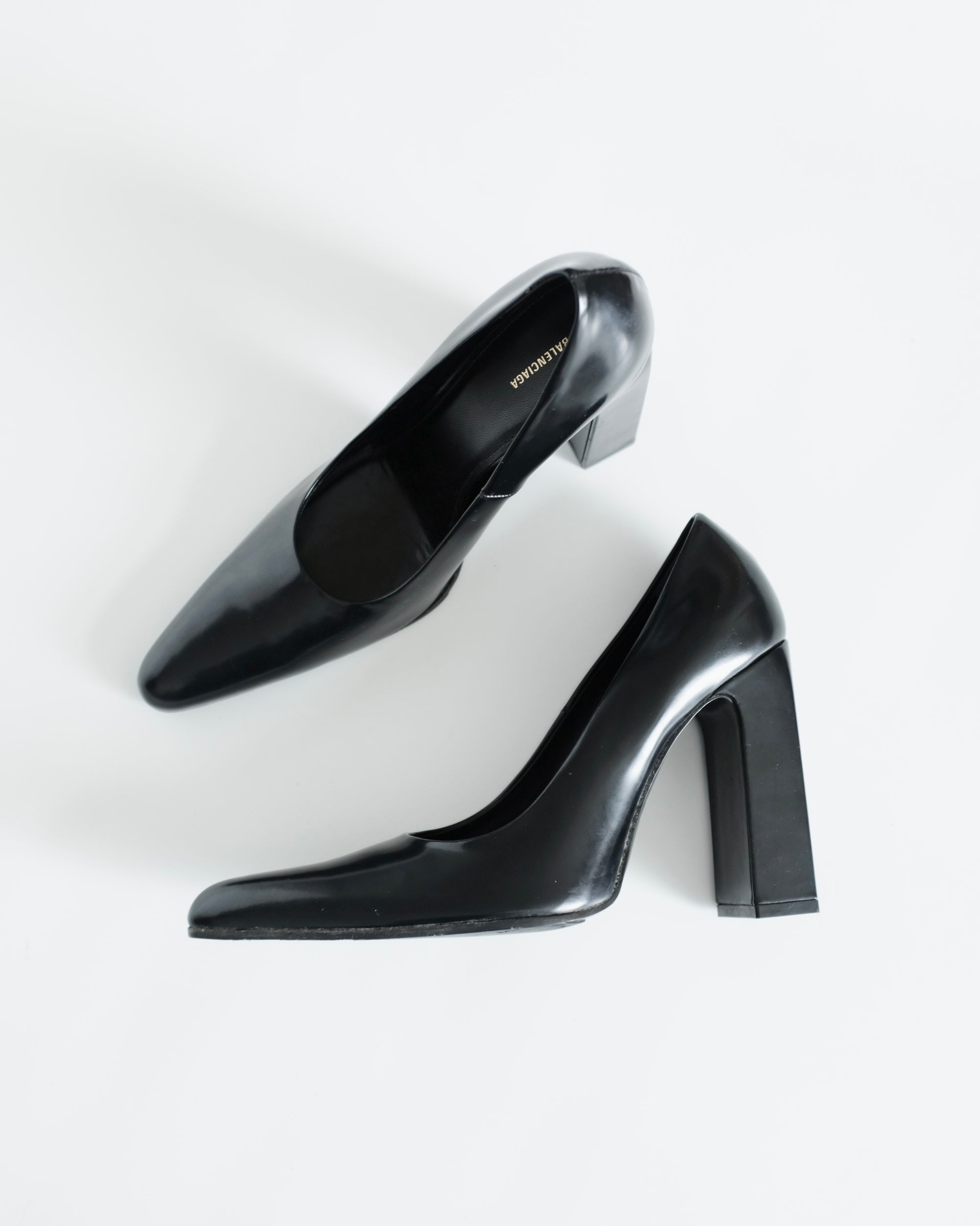 Balenciaga Pointed Block Heels (38)