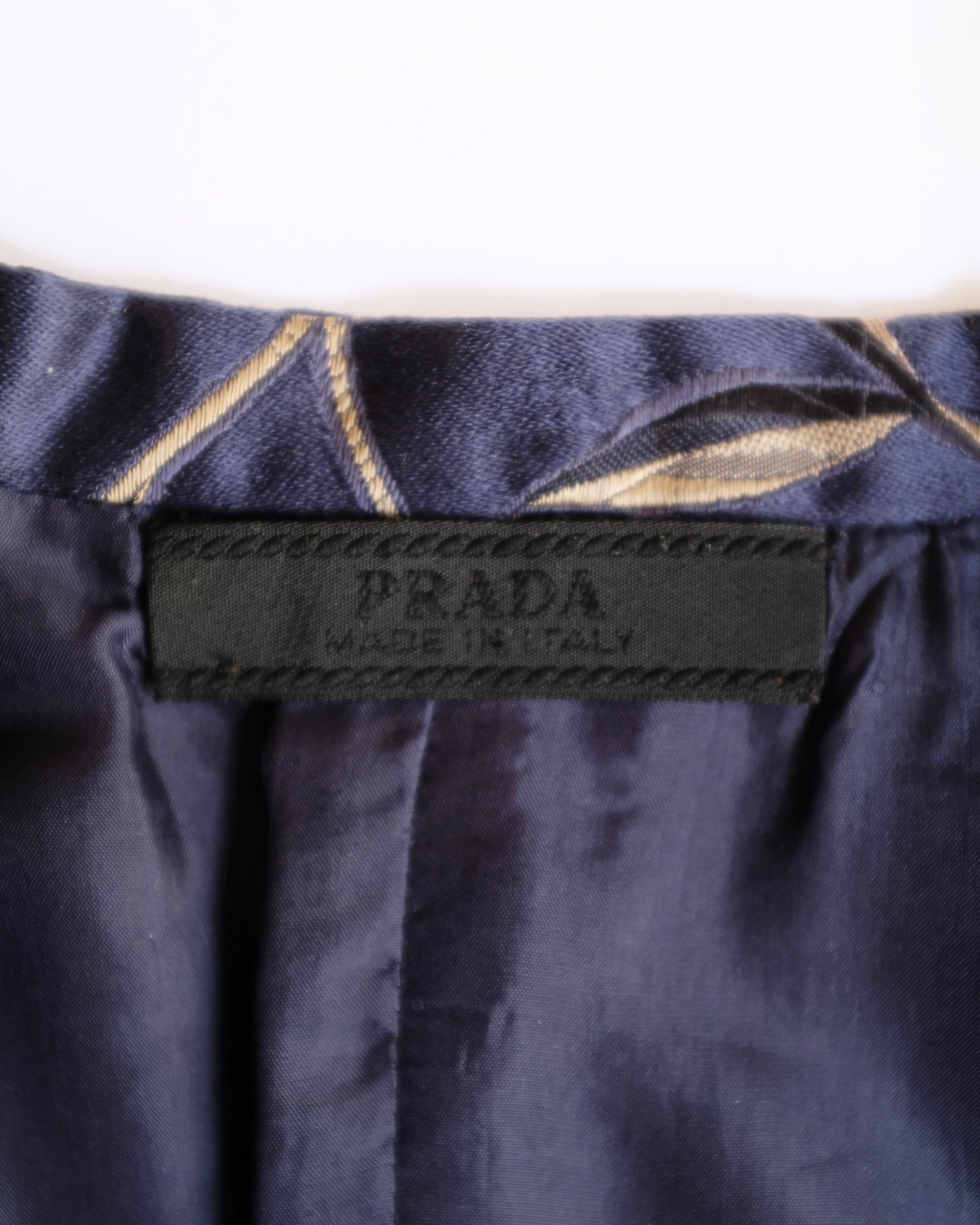 Prada SS1997 Bamboo Print Silk Dress (S)