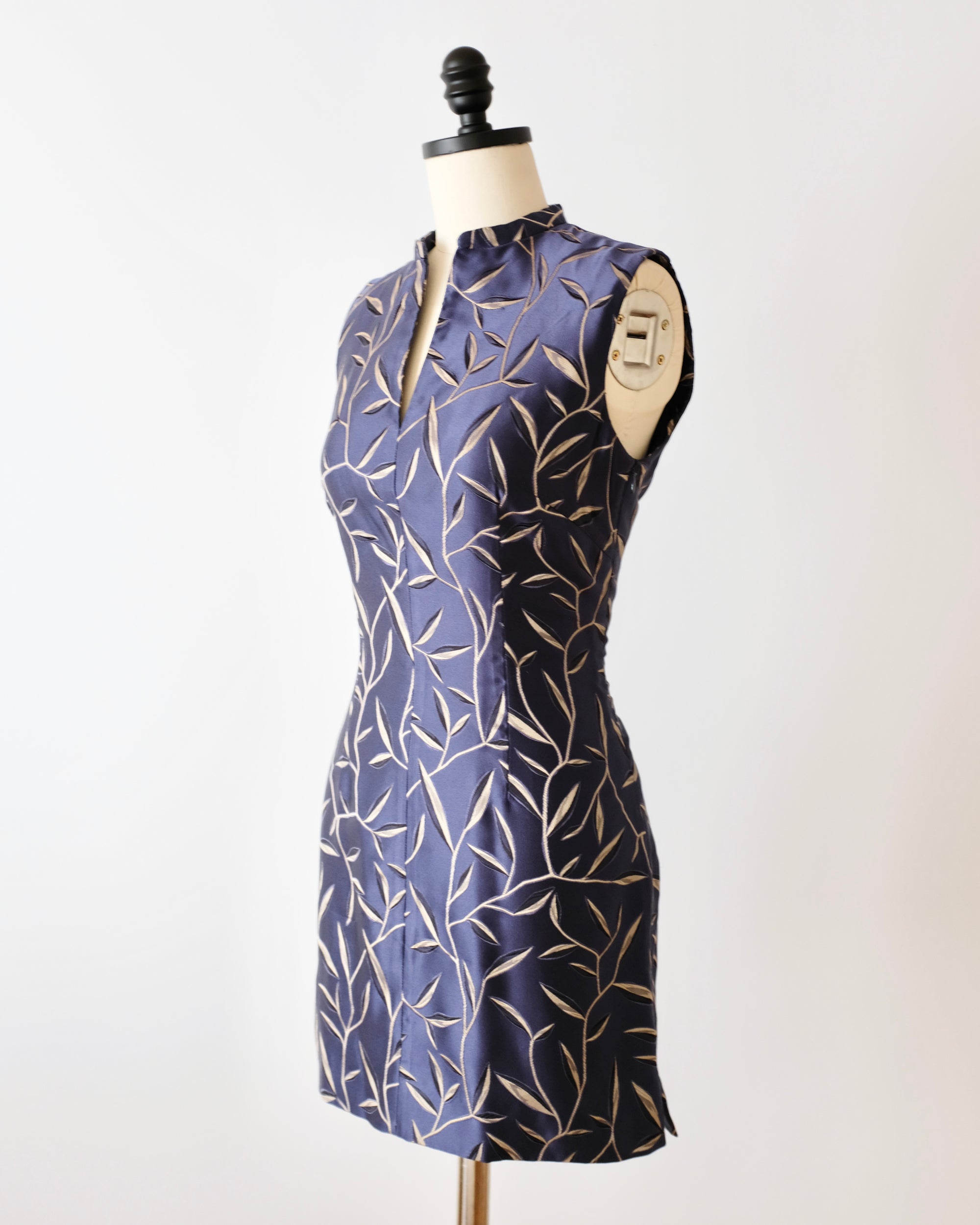 Prada SS1997 Bamboo Print Silk Dress (S)