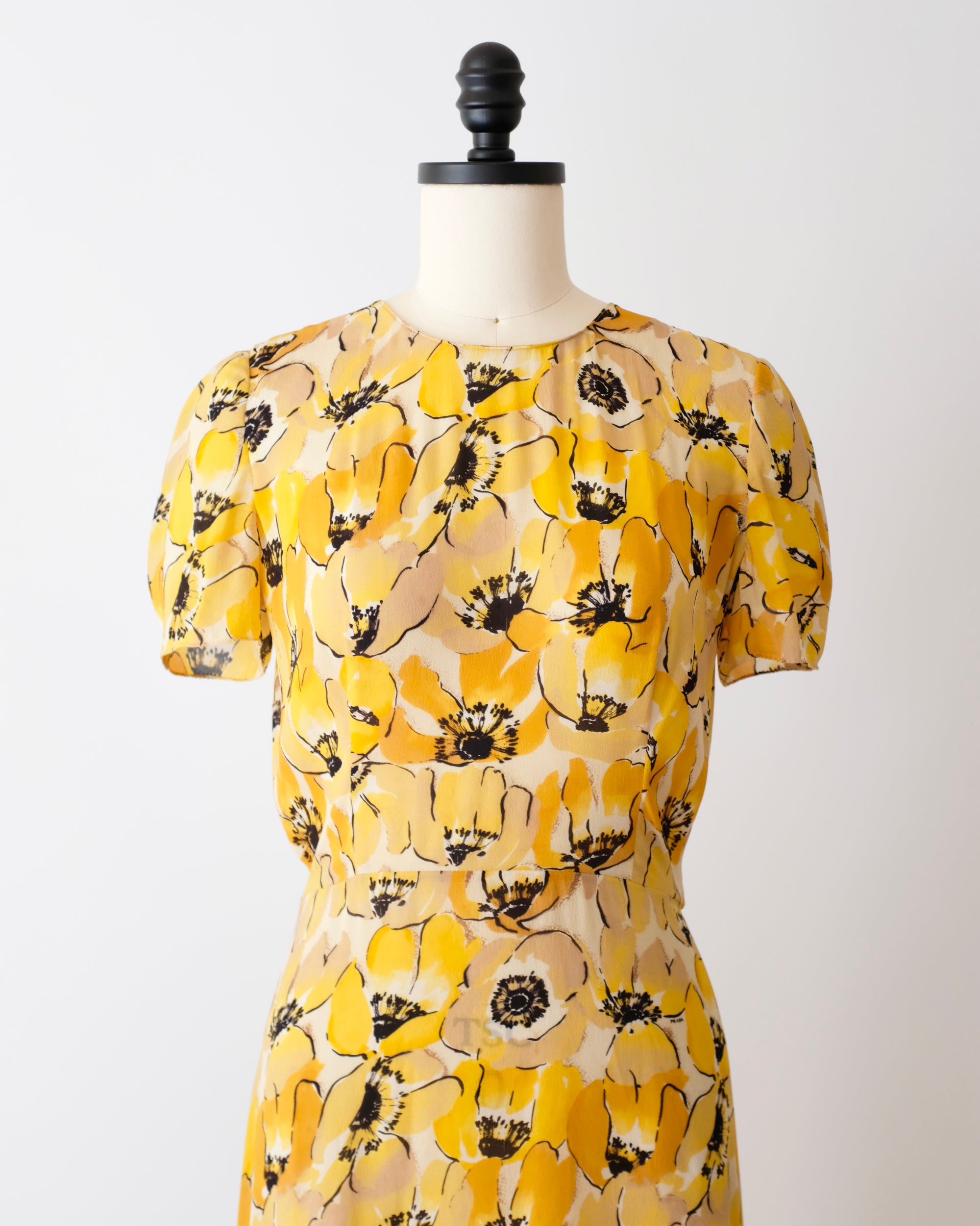 Prada FW2000 Yellow Poppy Dress (S)