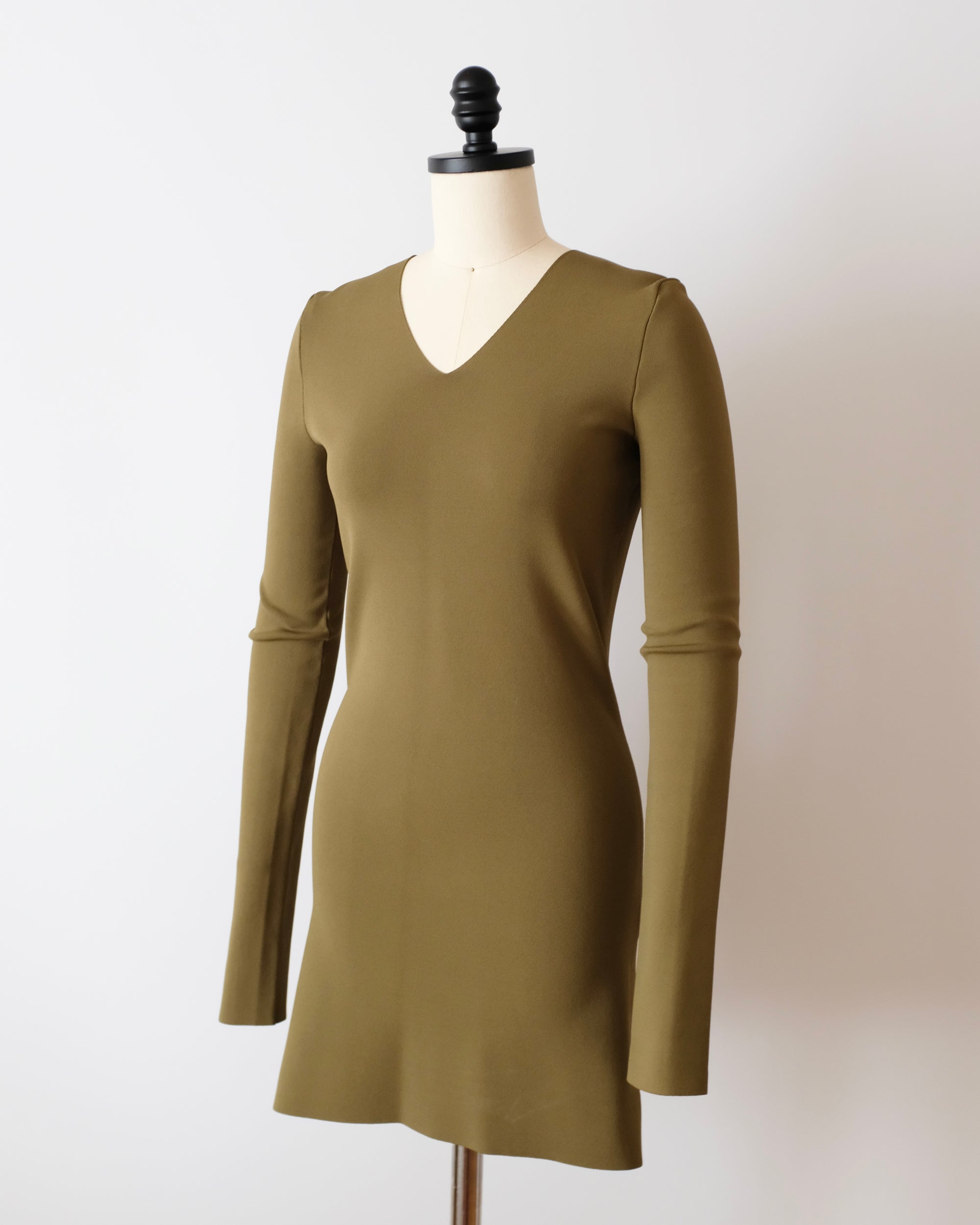 Celine by Phoebe Philo Military Green Mini Dress (S)