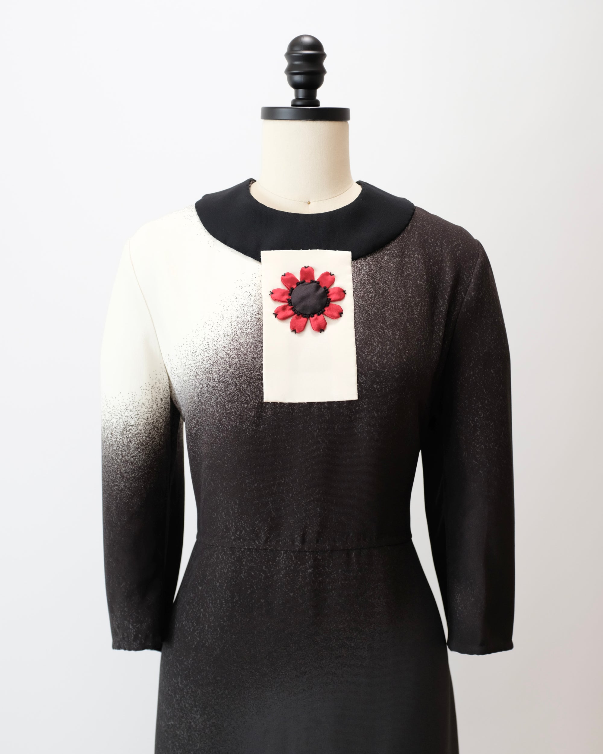 Prada SS2013 Flower Appliqué Gradient Dress (M)