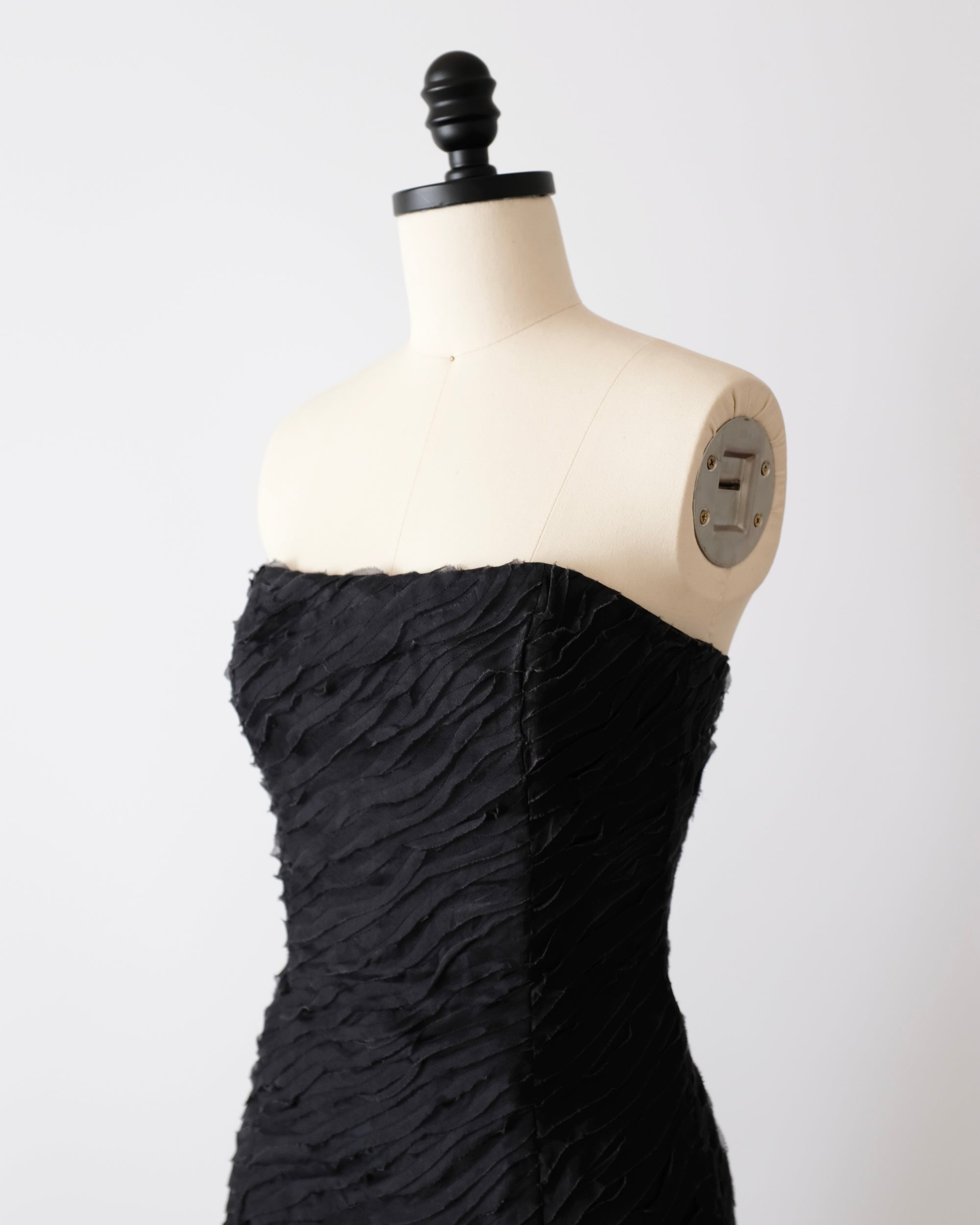 Celine 1990s Silk Wave Dress (XS)