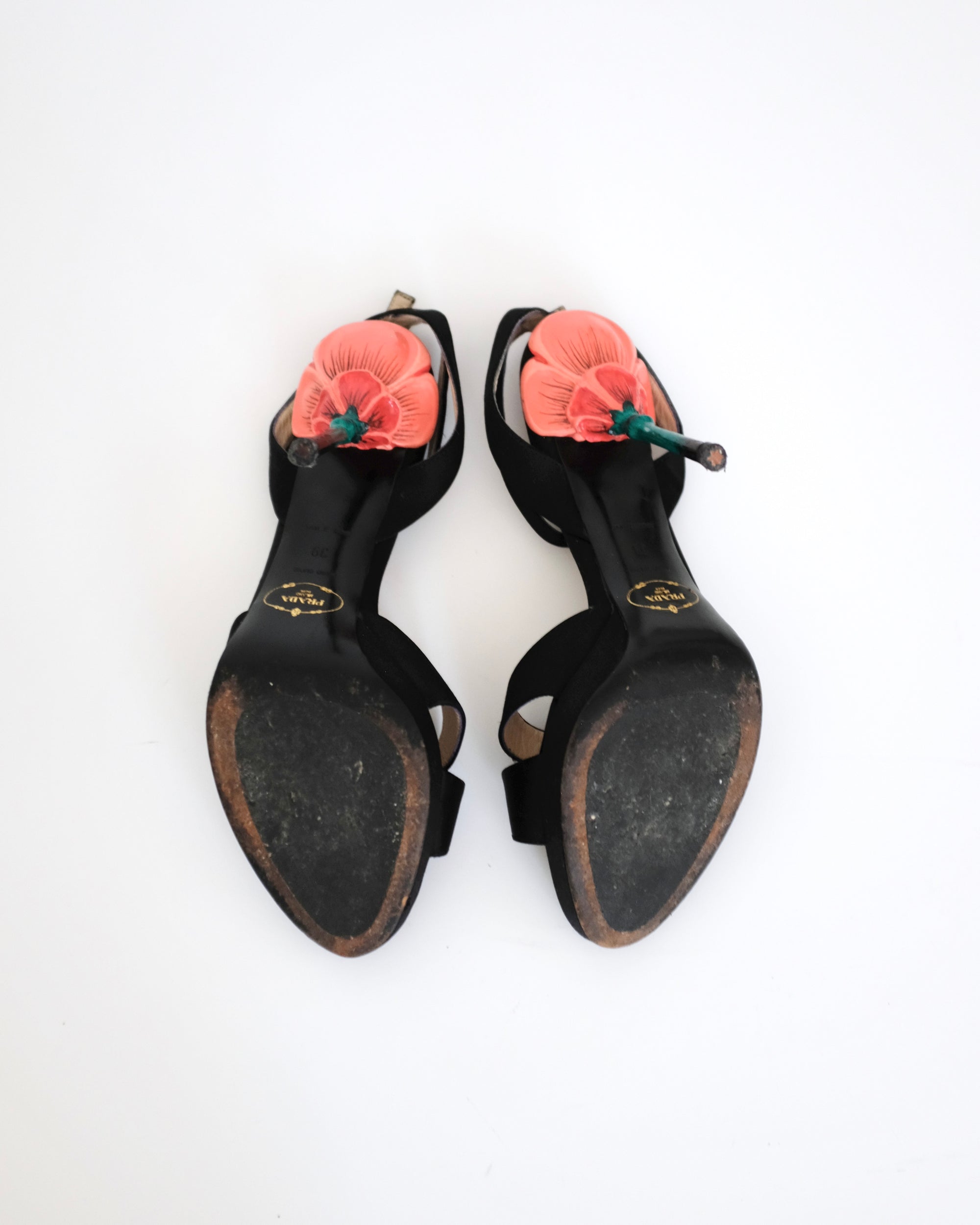 Prada SS2008 Flower Stem Sandals (39)