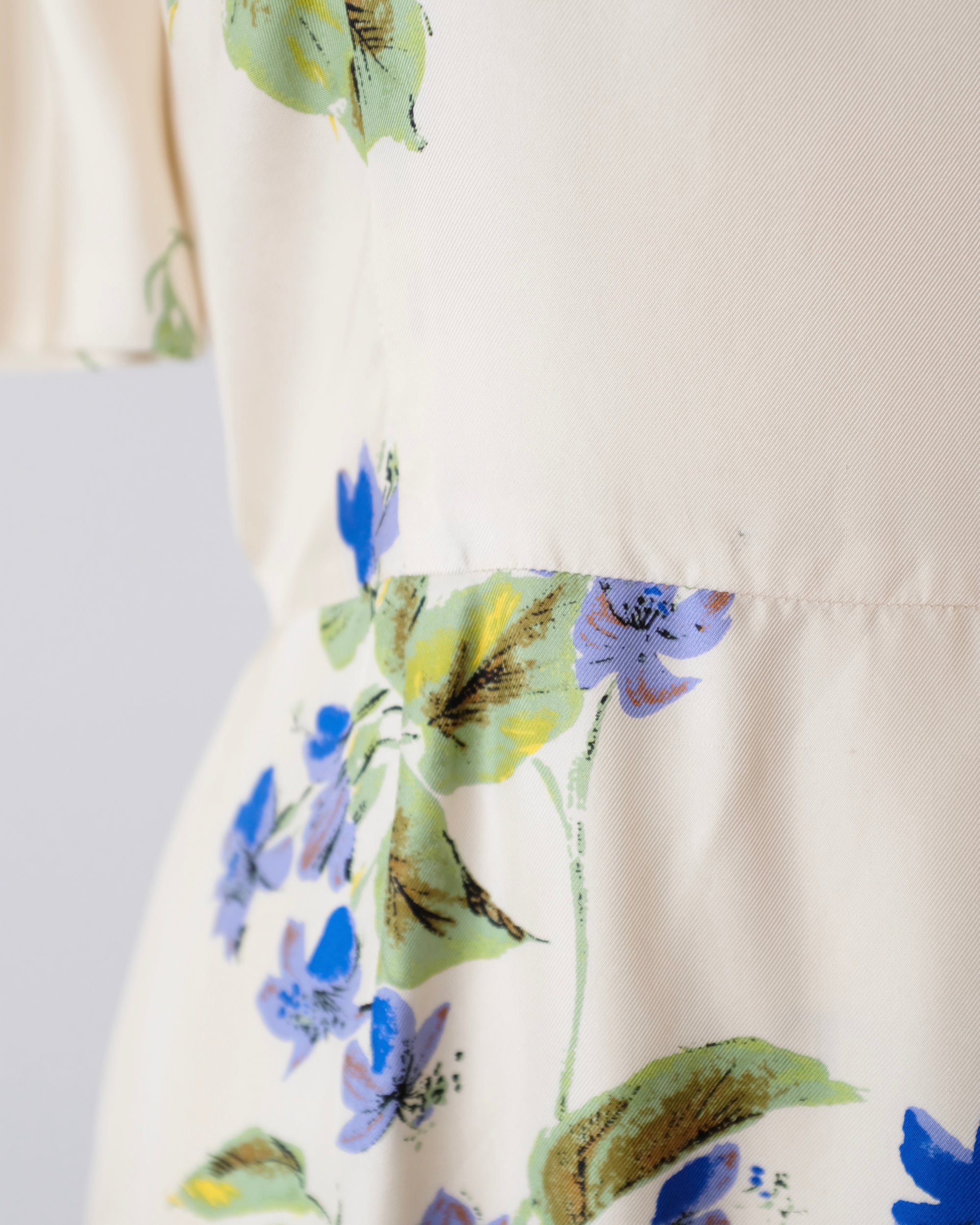 Prada FW2003 Floral Midi Dress (XS)