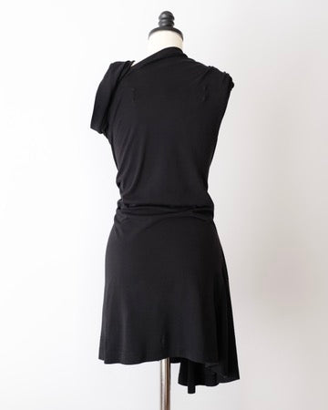 Rick Owens Draped Jersey Mini Dress (S)
