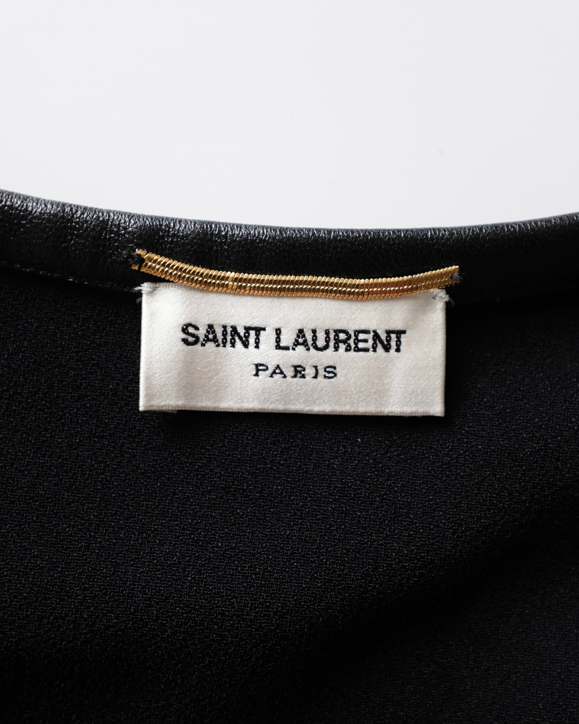 Saint Laurent Leather Edge Tank Top (S)
