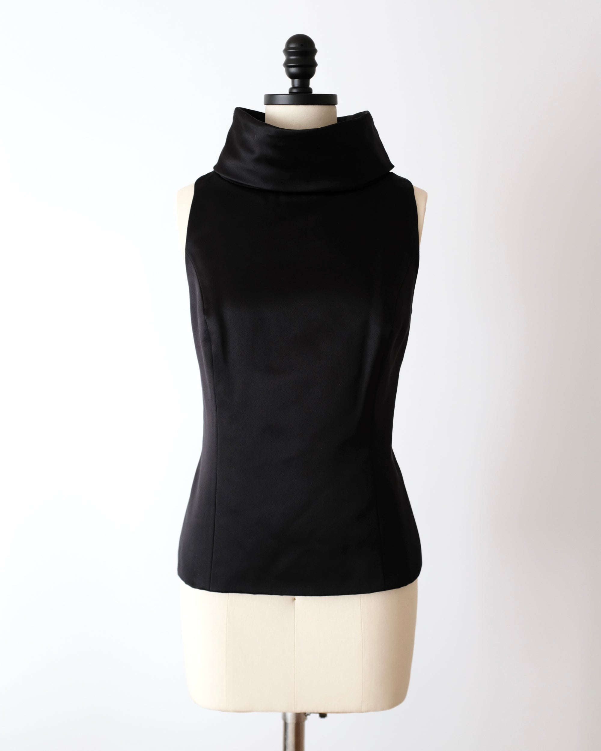 Ralph Lauren Collection Silk High Neck Top (M)