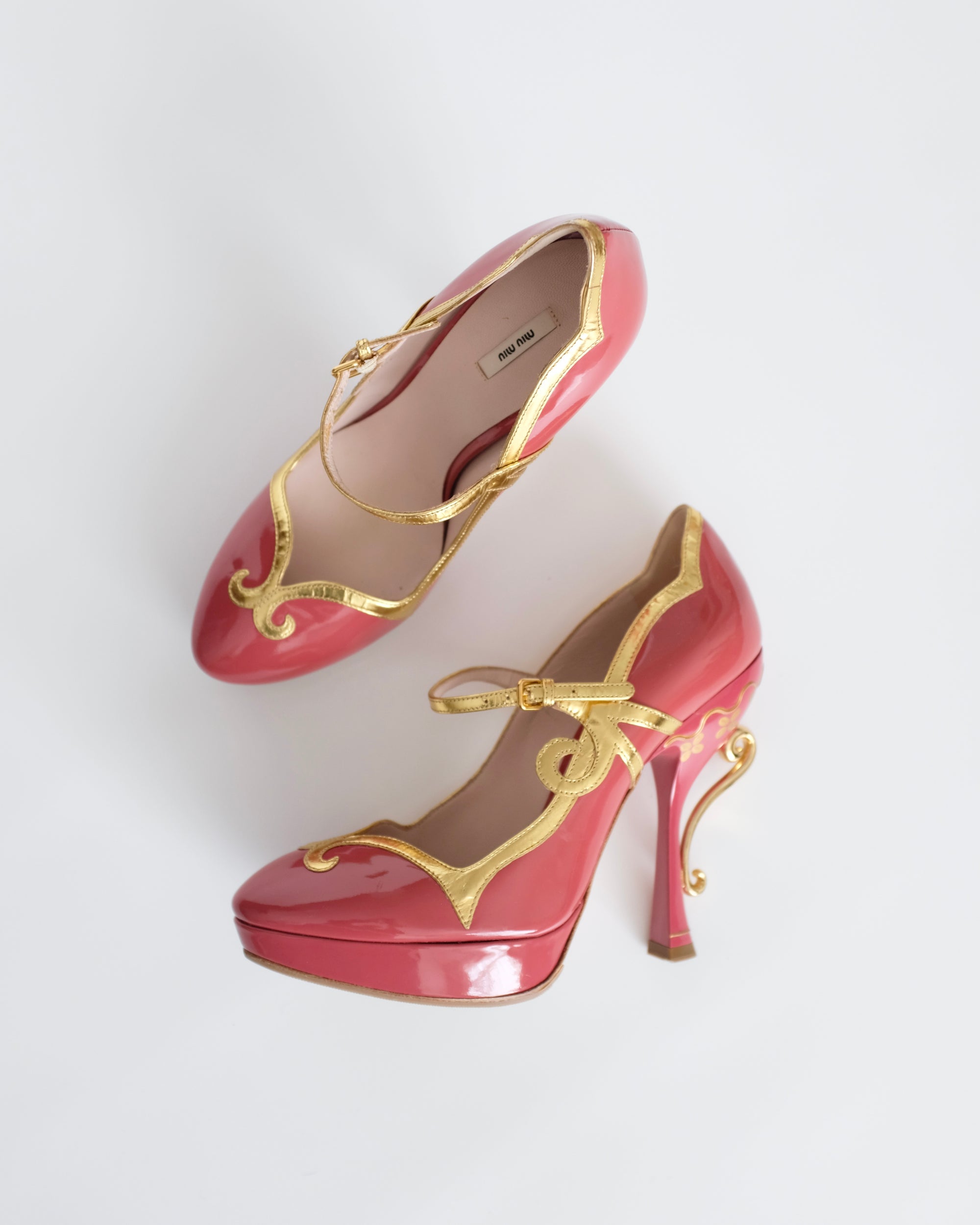 Miu Miu SS2008 Pink Teacup Heels (38.5)