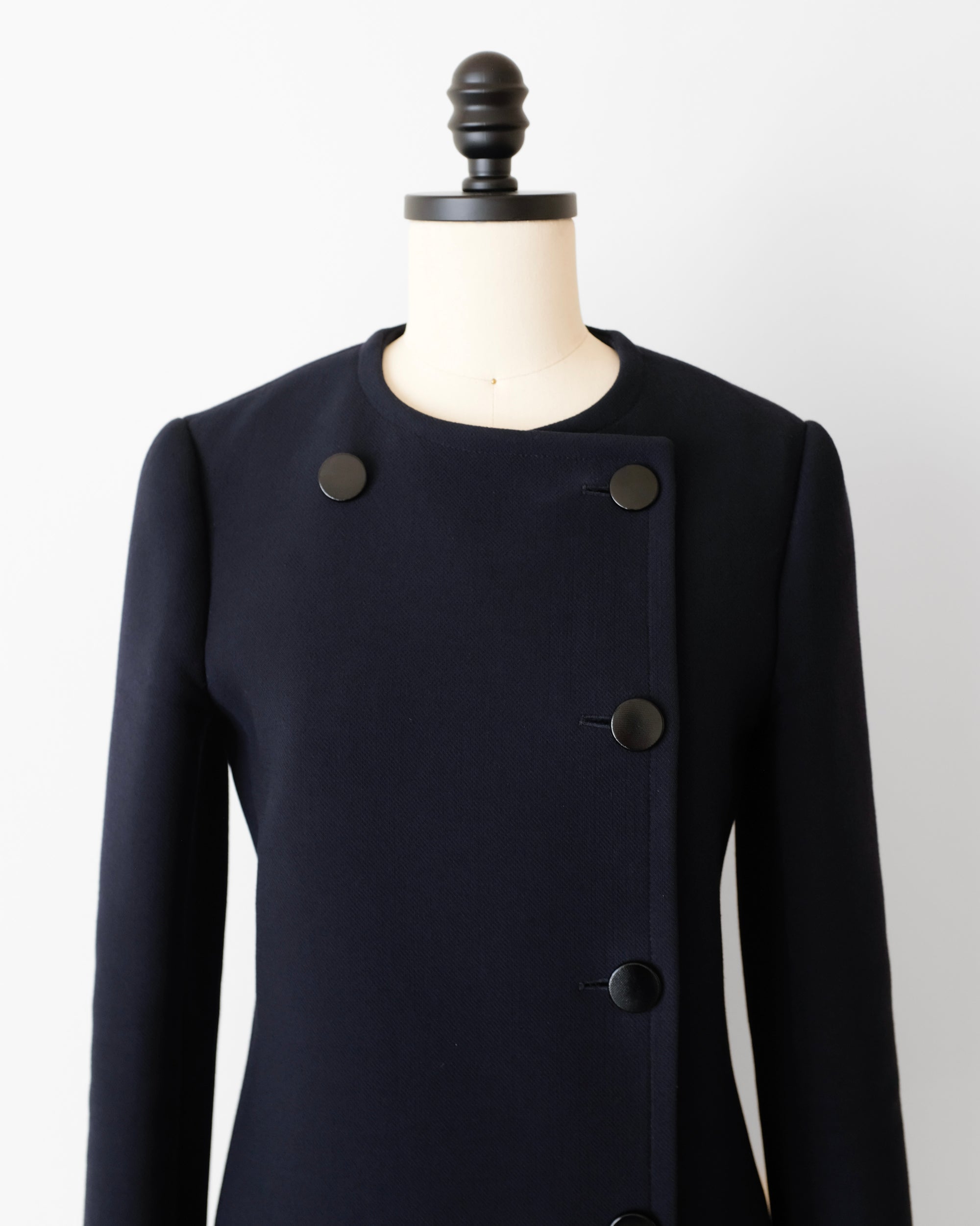Celine by Phoebe Philo FW2010 Mod Button Coat (XS)