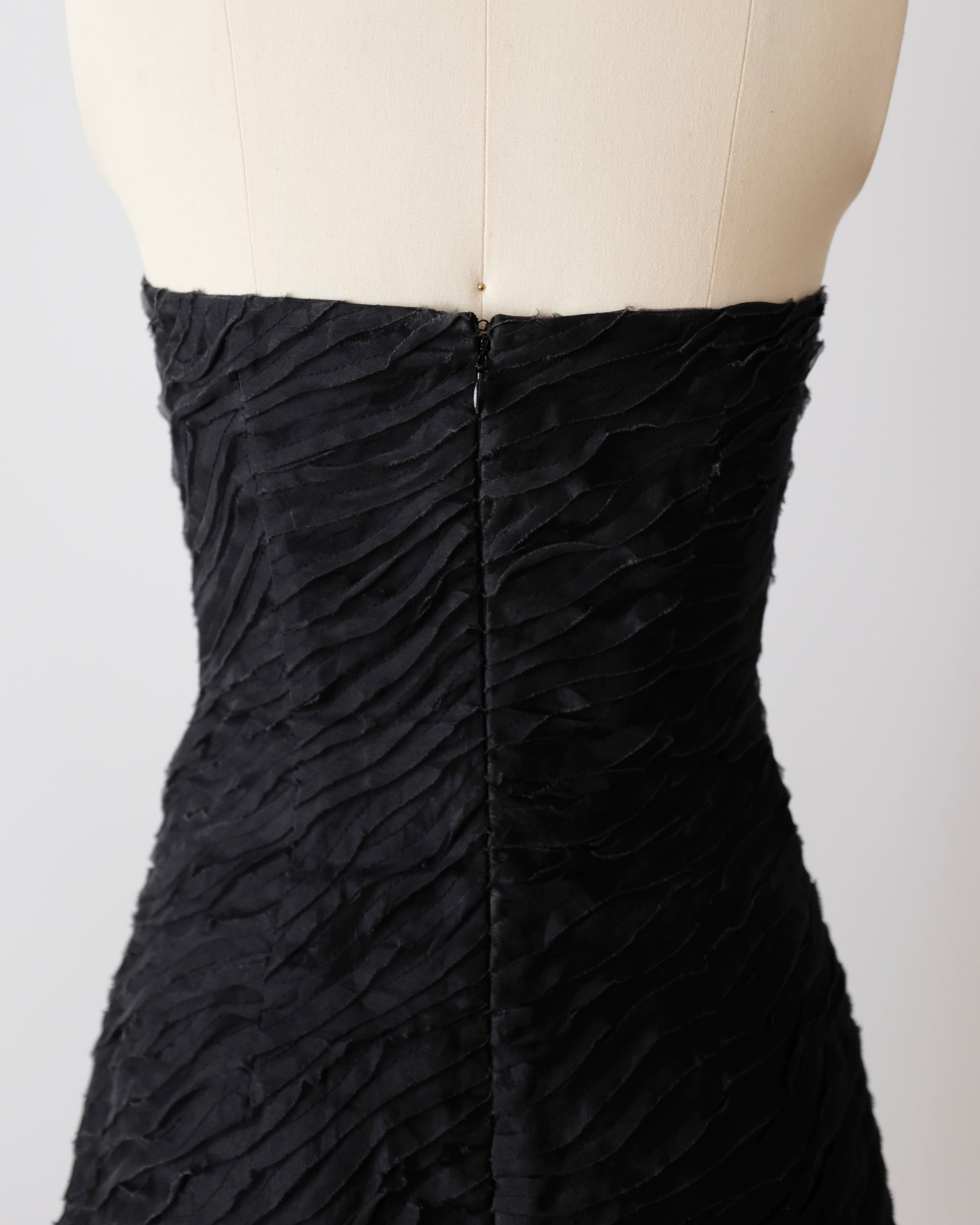 Celine 1990s Silk Wave Dress (XS)