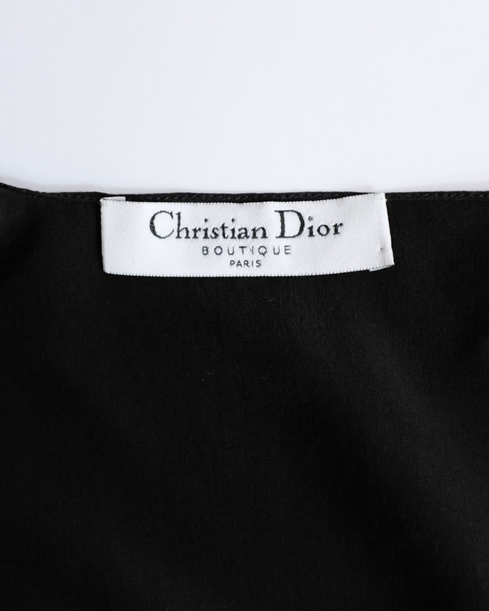 Dior by John Galliano Bias Cut Silk Dress (S)