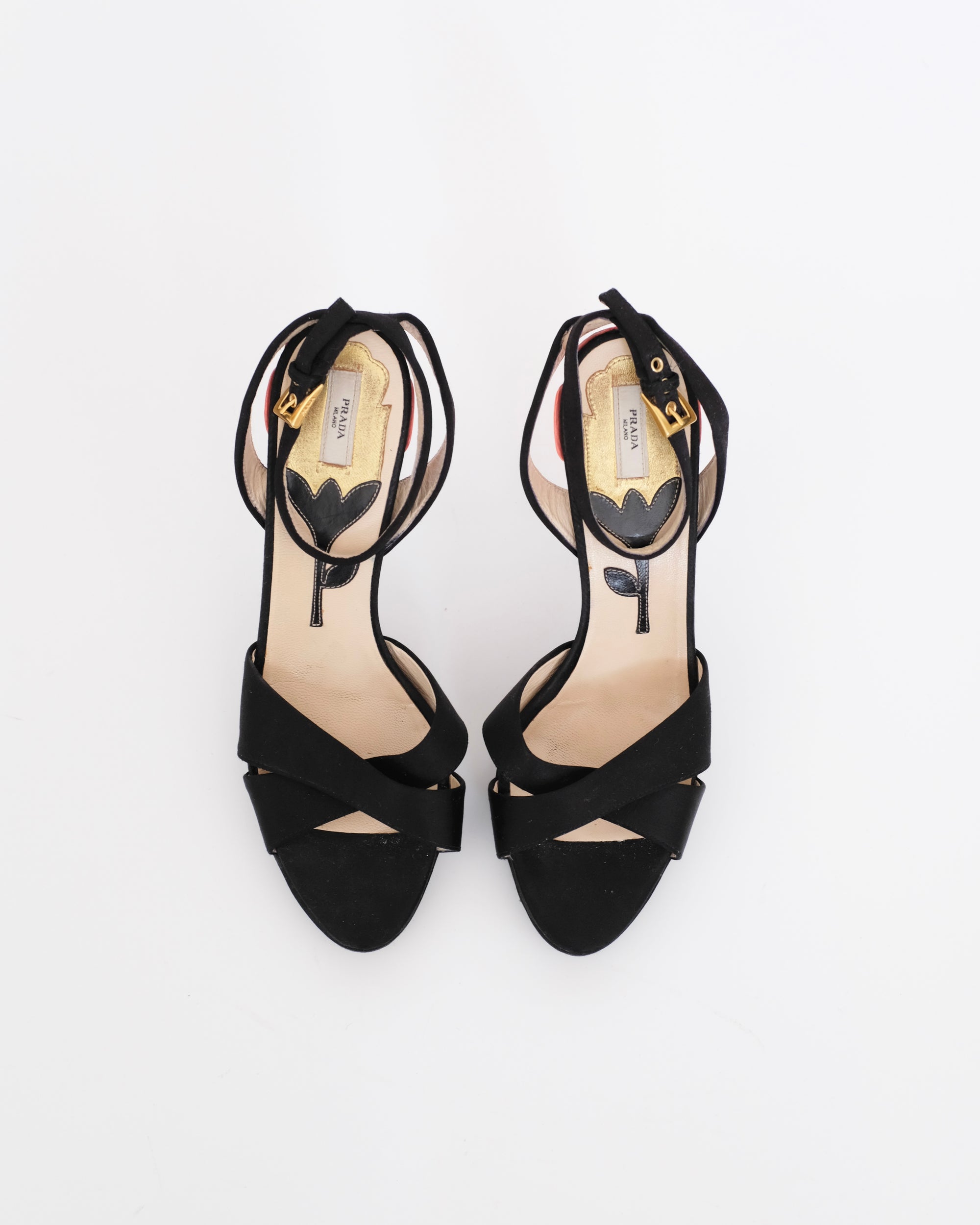Prada SS2008 Flower Stem Sandals (39)