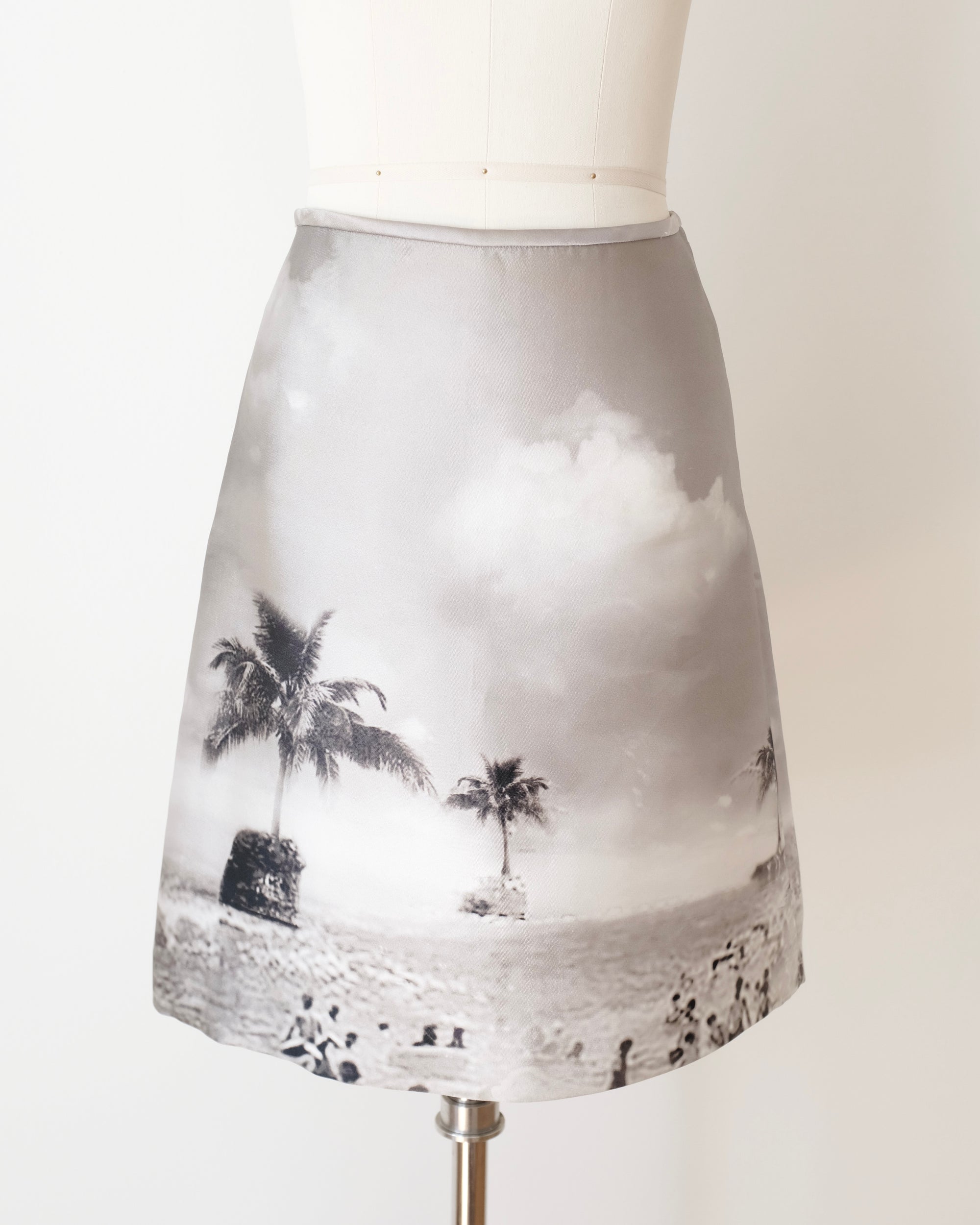Prada SS2010 Digital Beach Midi Skirt (XS)