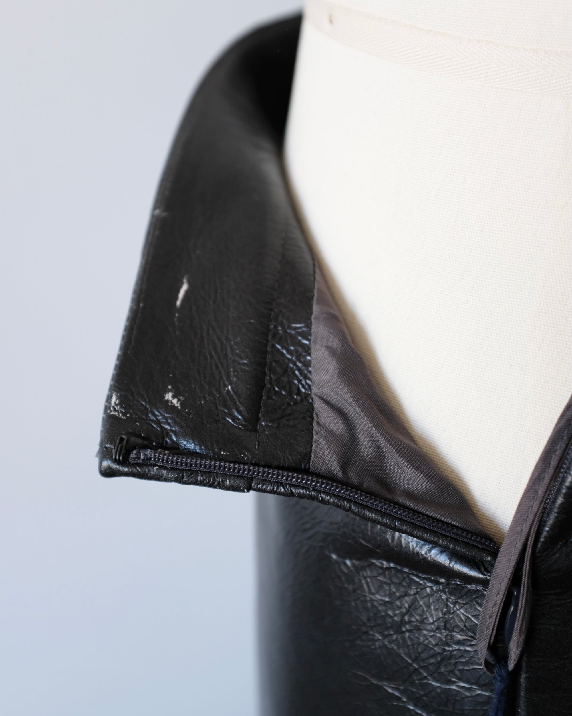 Prada FW2019 Leather Rose Midi Skirt (XS)