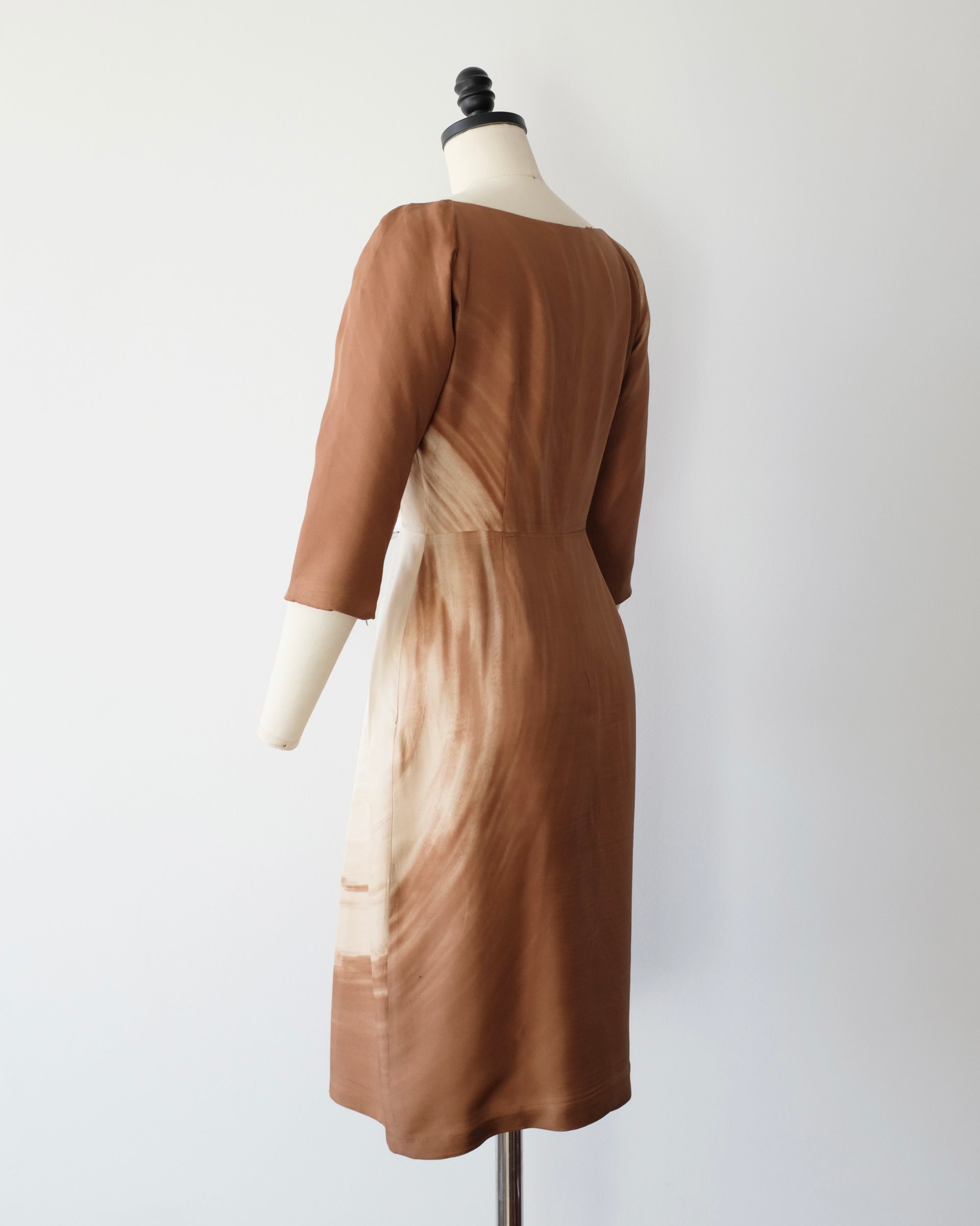Prada FW2003 Swirl Midi Dress (S)