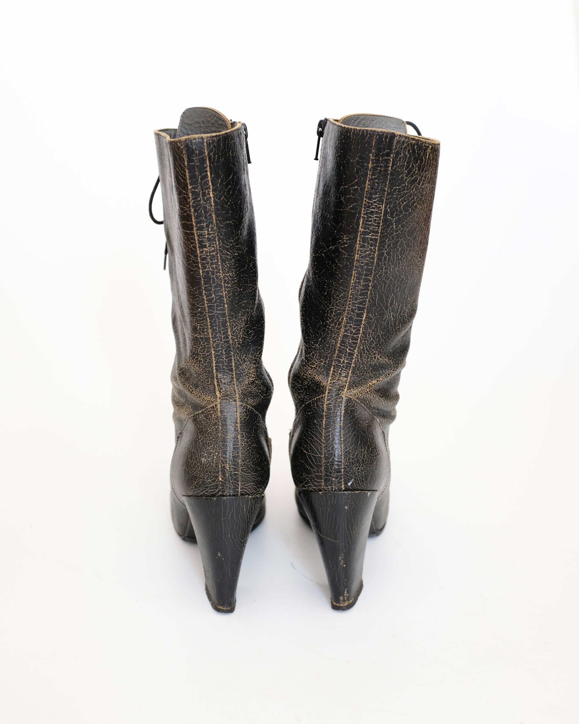 Miu Miu FW2001 Crackle Boots (39.5)