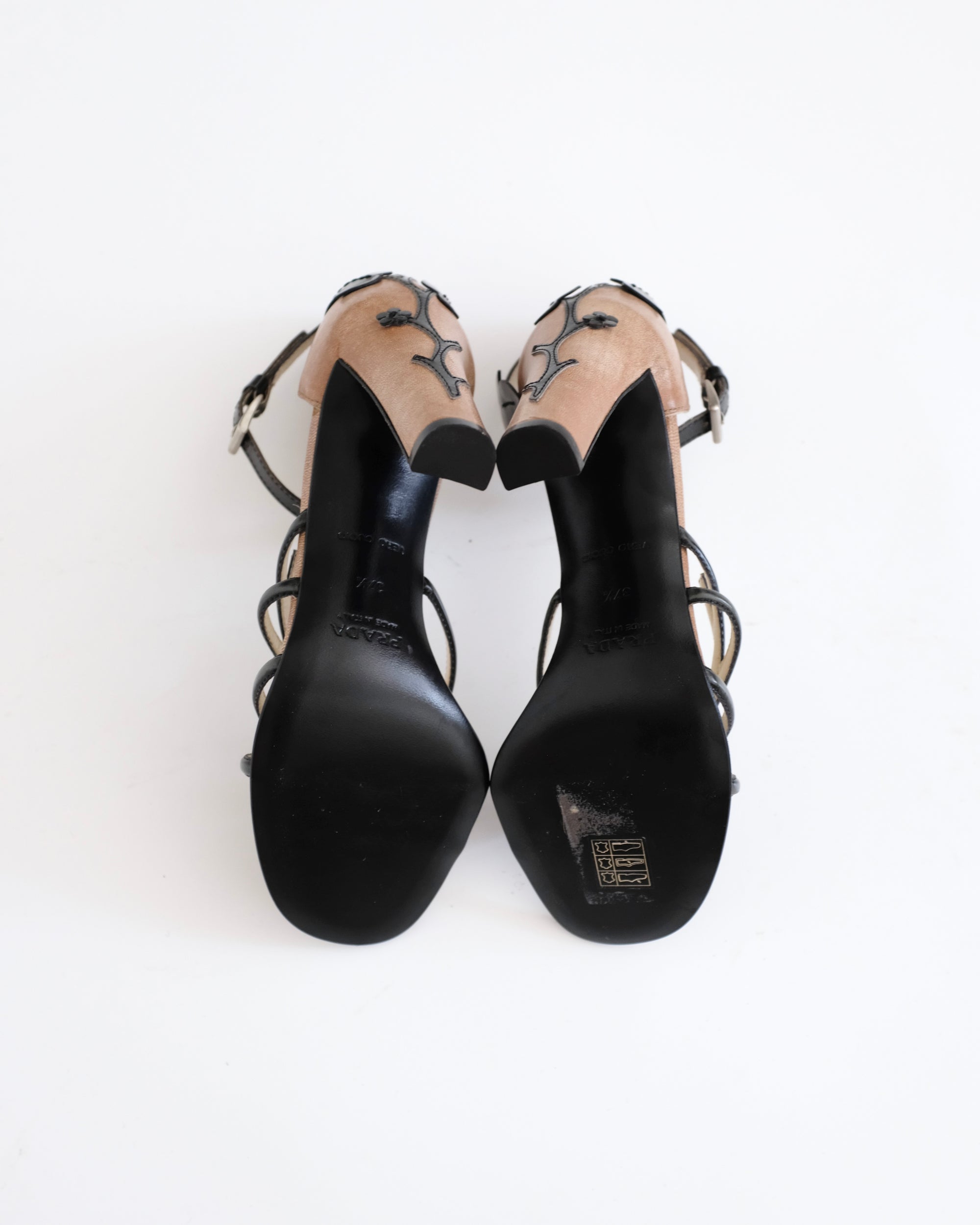Prada SS1997 Vine Sandals (37.5)