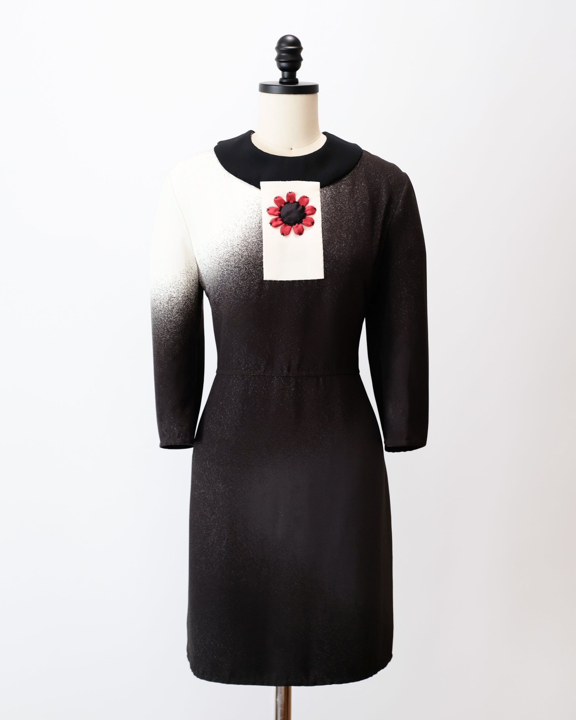 Prada SS2013 Flower Appliqué Gradient Dress (M)