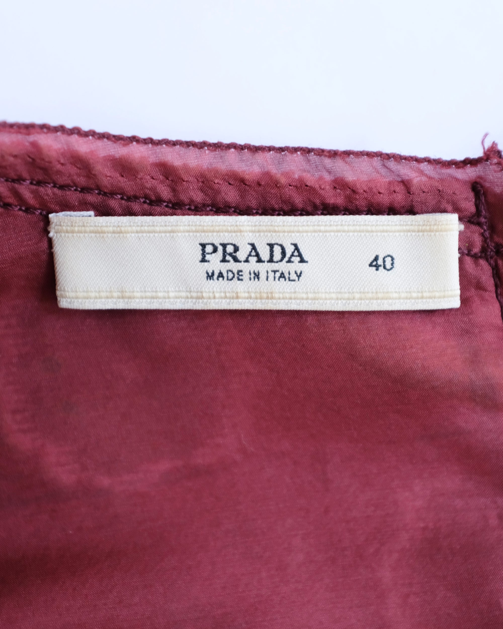 Prada 2005 Brocade Mini Dress (S)