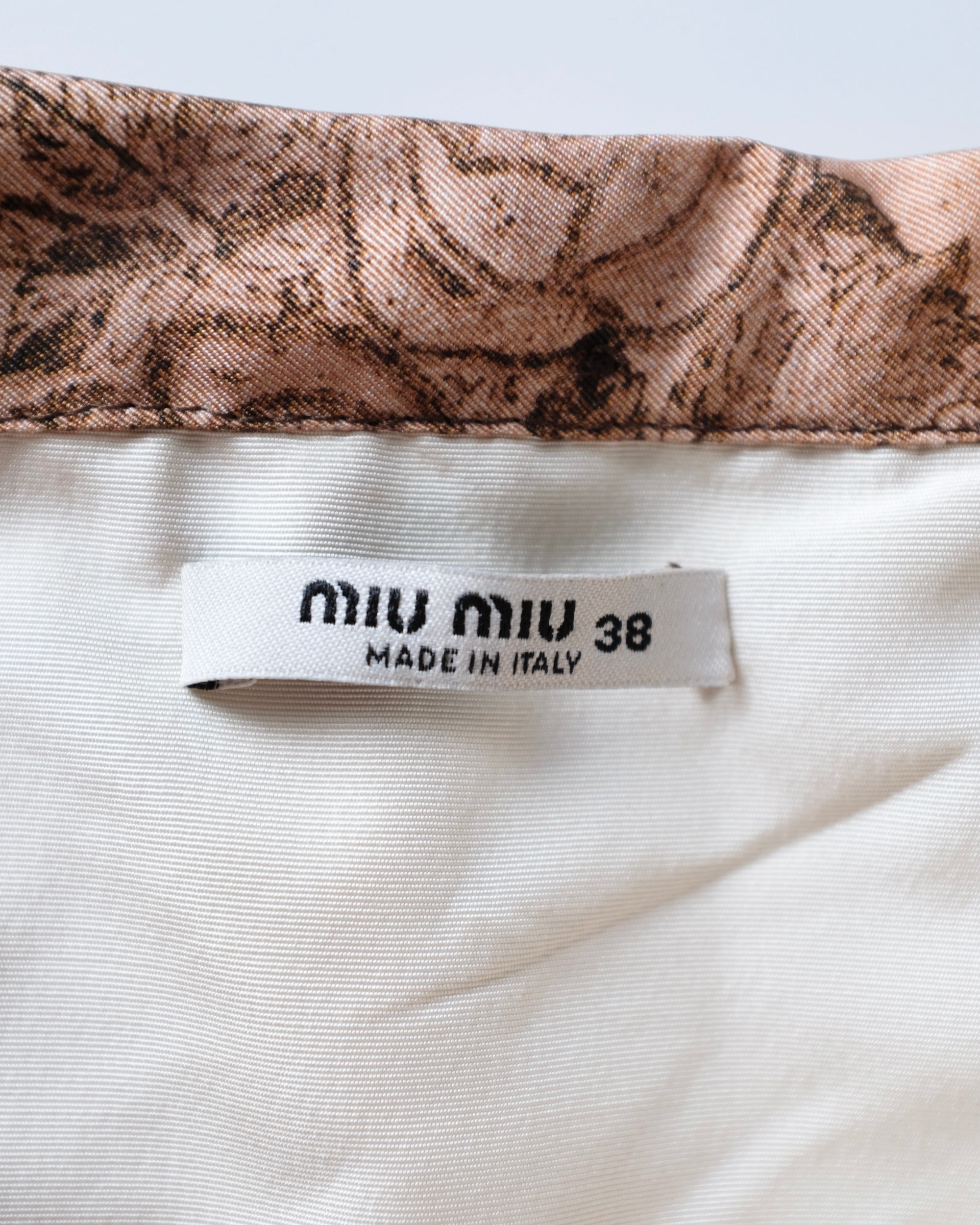 Miu Miu Resort 2008 Strapless Floral Mini Dress (XS)