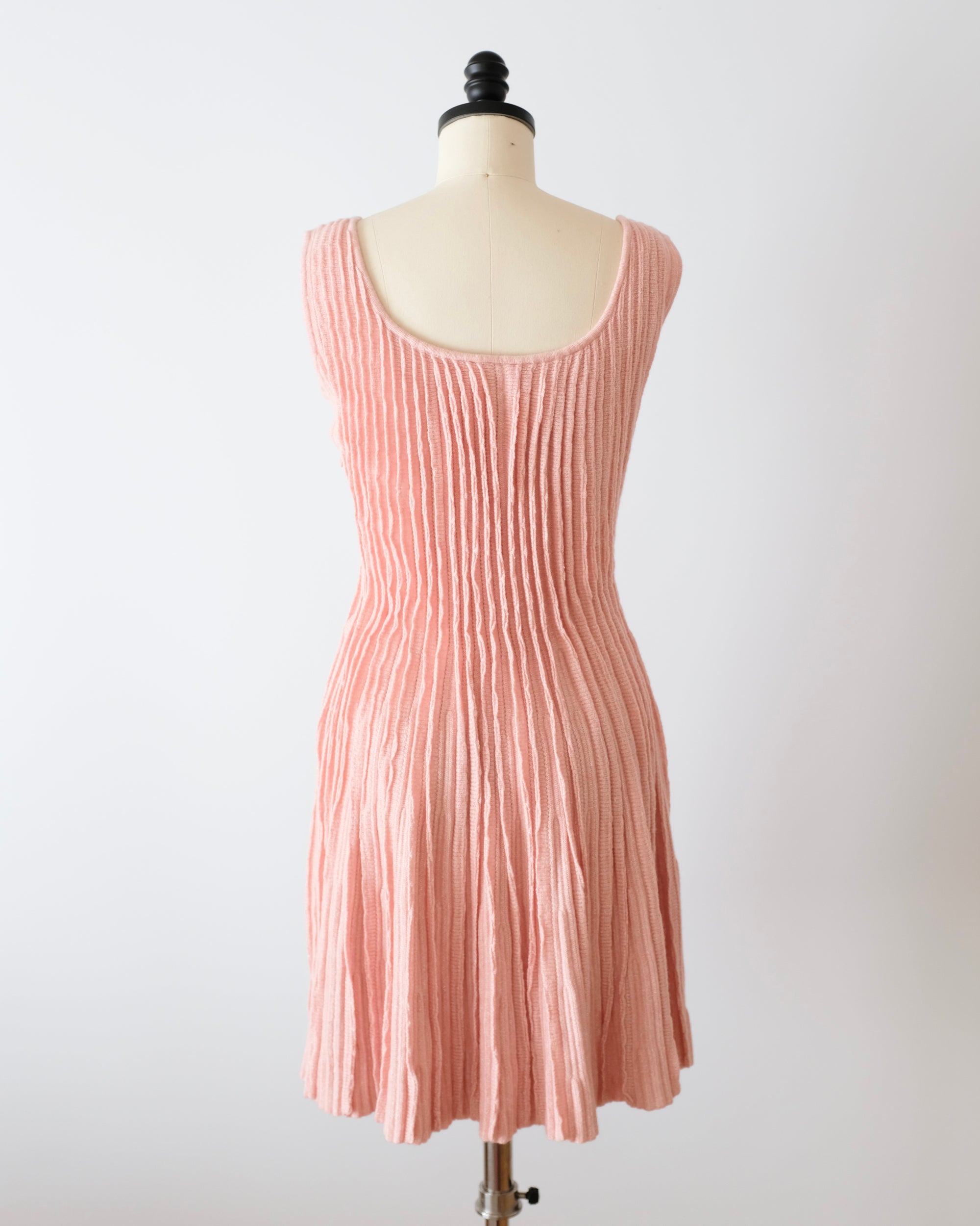 Chanel Resort 2013 Pink Pleated Mini Dress (S)