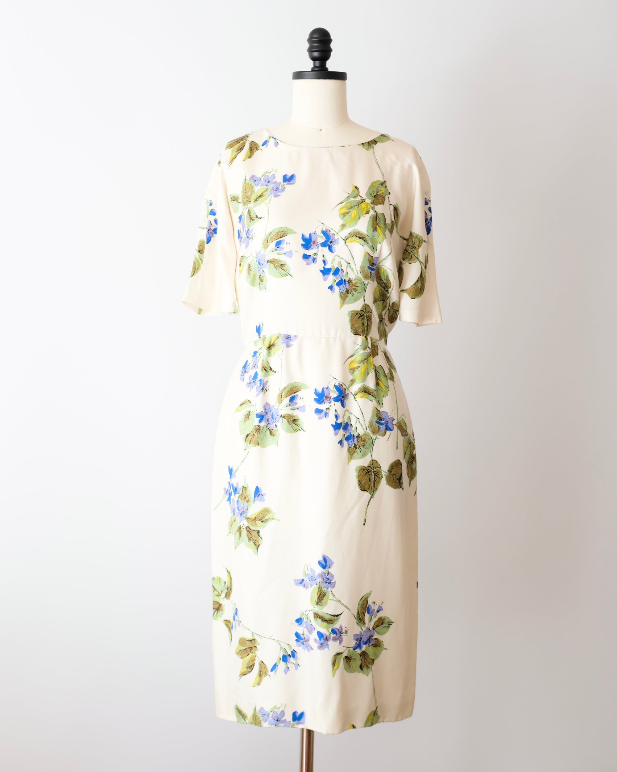 Prada FW2003 Floral Midi Dress (XS)