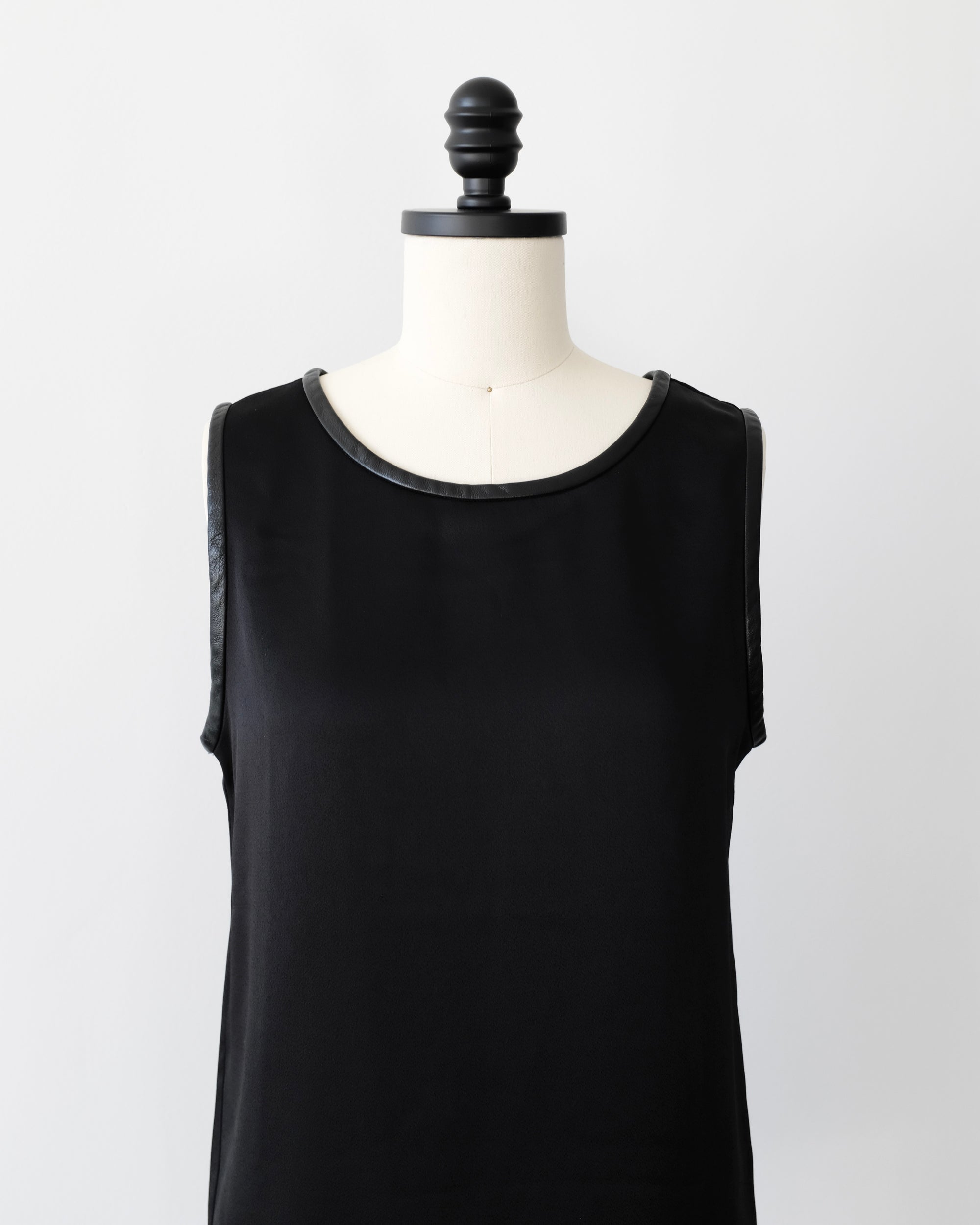 Saint Laurent Leather Edge Tank Top (S)