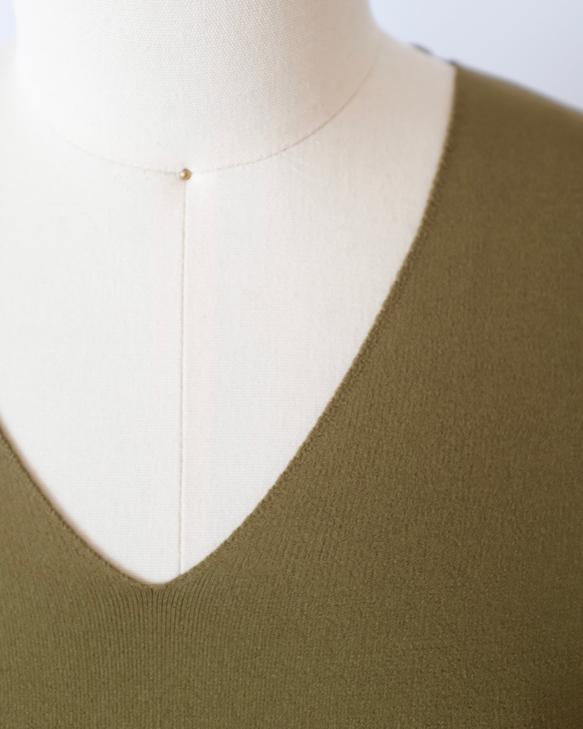 Celine by Phoebe Philo Military Green Mini Dress (S)