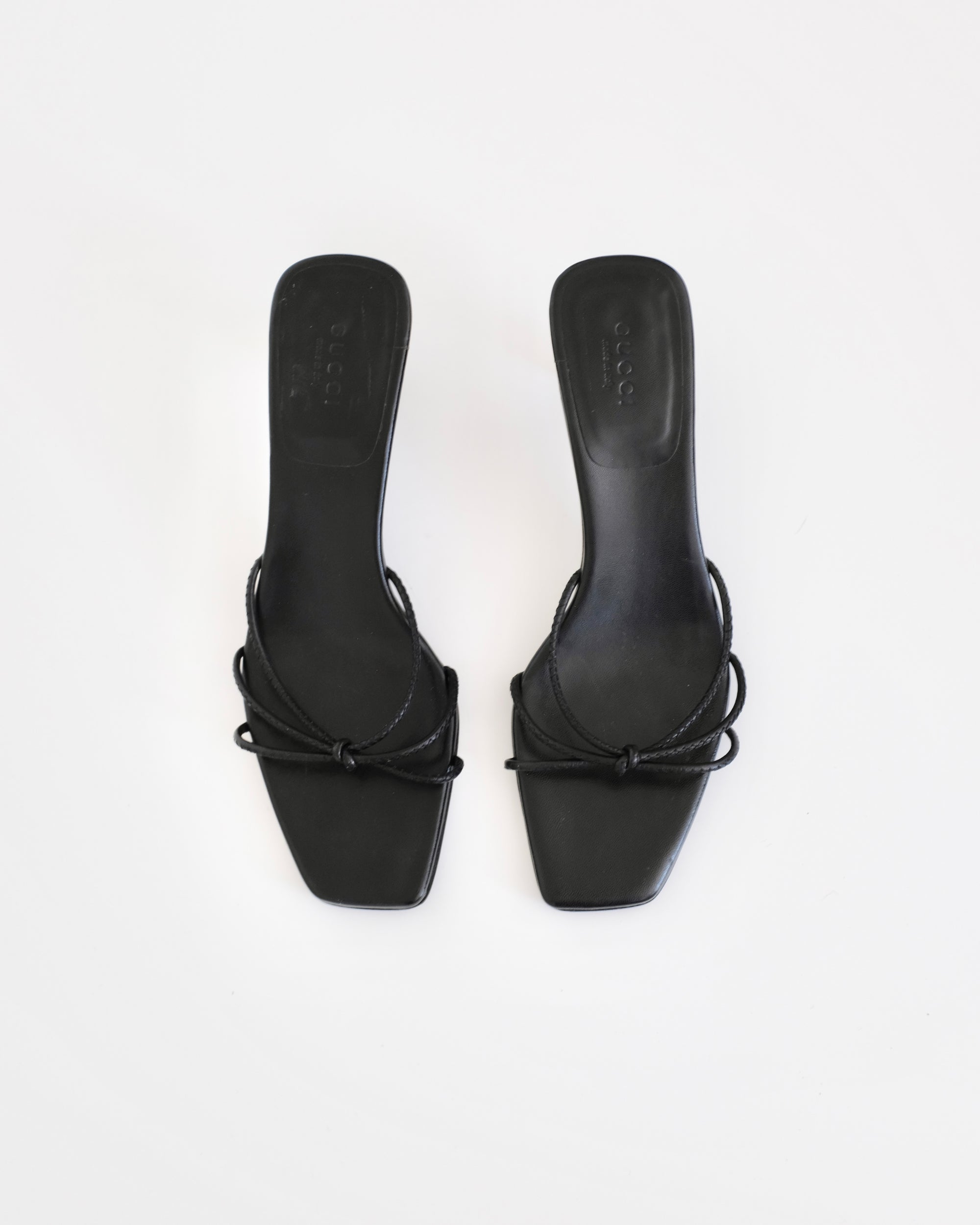 Gucci by Tom Ford 2002 Bamboo Sandals (37.5)