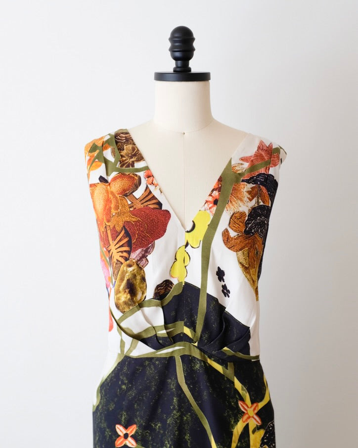 Prada FW2016 Floral Midi Dress (XS)