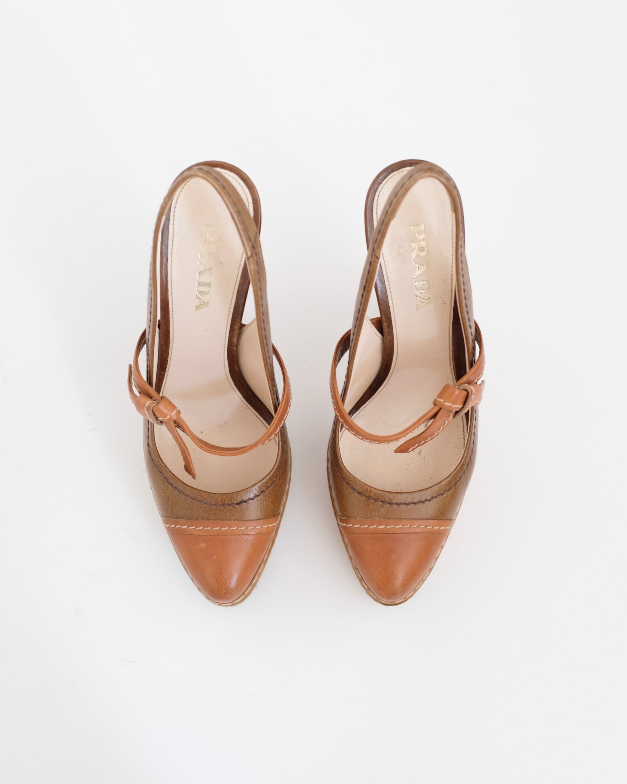 Prada SS2009 Bow Platform Heels (35.5)
