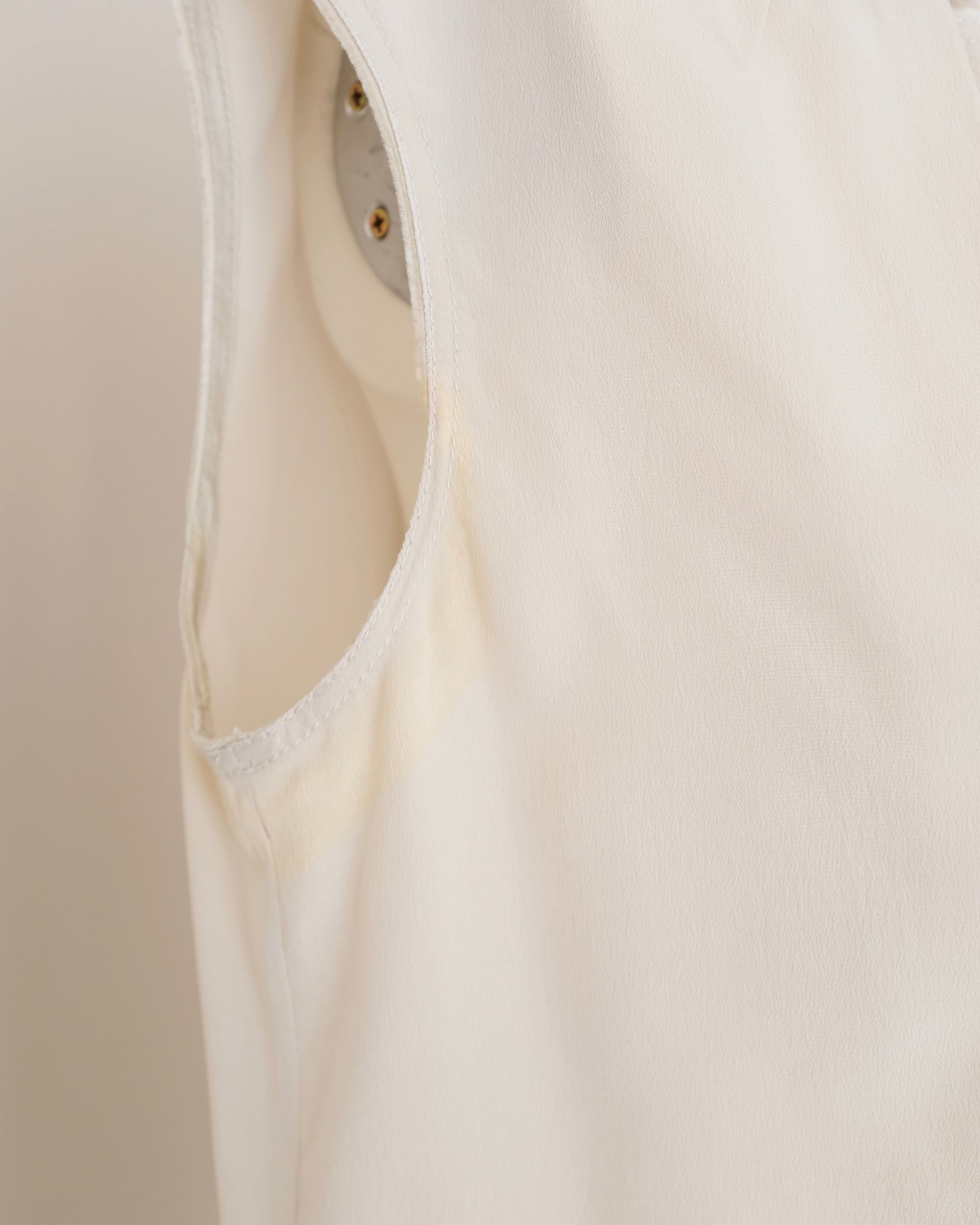 Prada SS2009 Tie Neck Sleeveless Blouse (M)