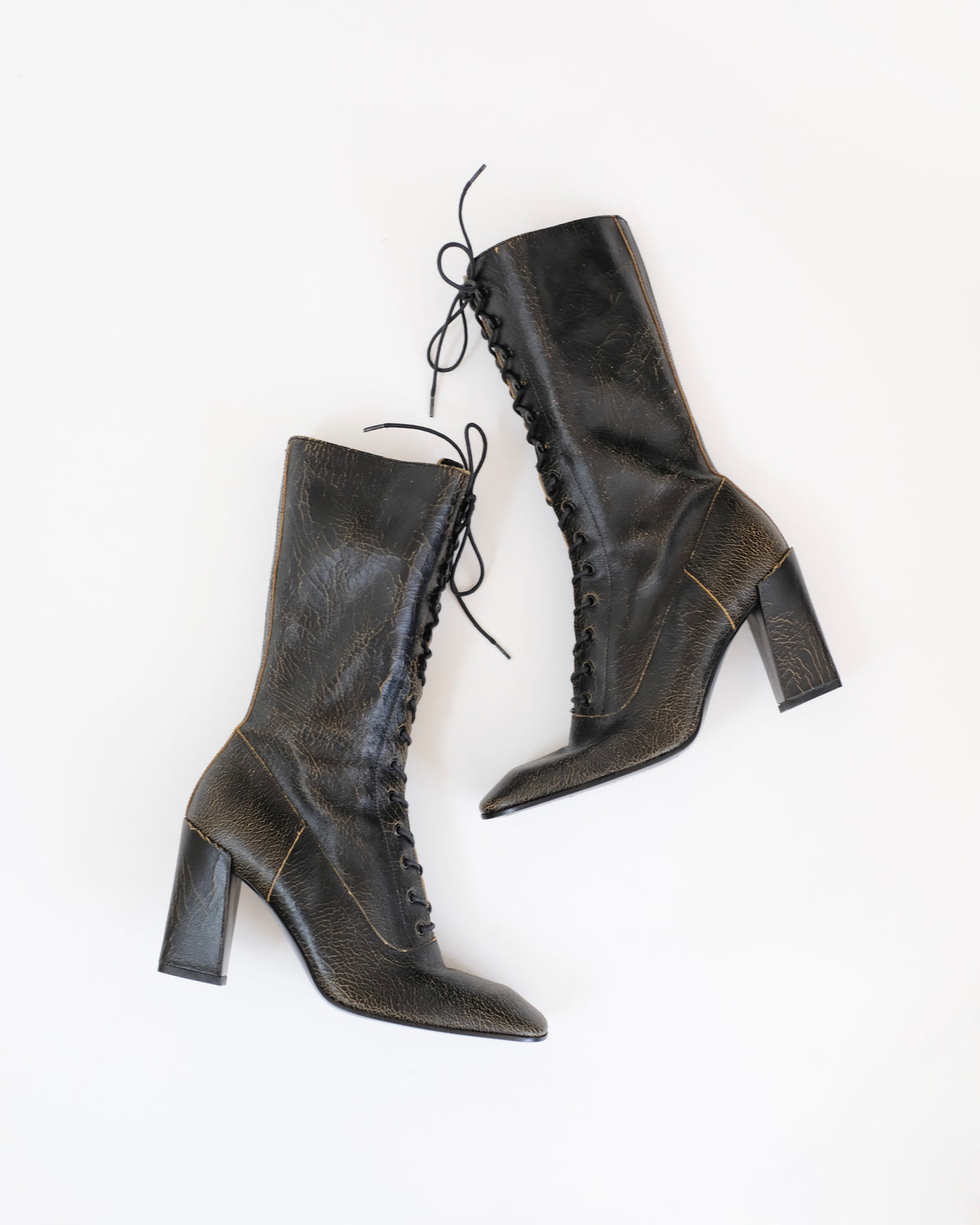 Miu Miu FW2001 Crackle Boots (36)