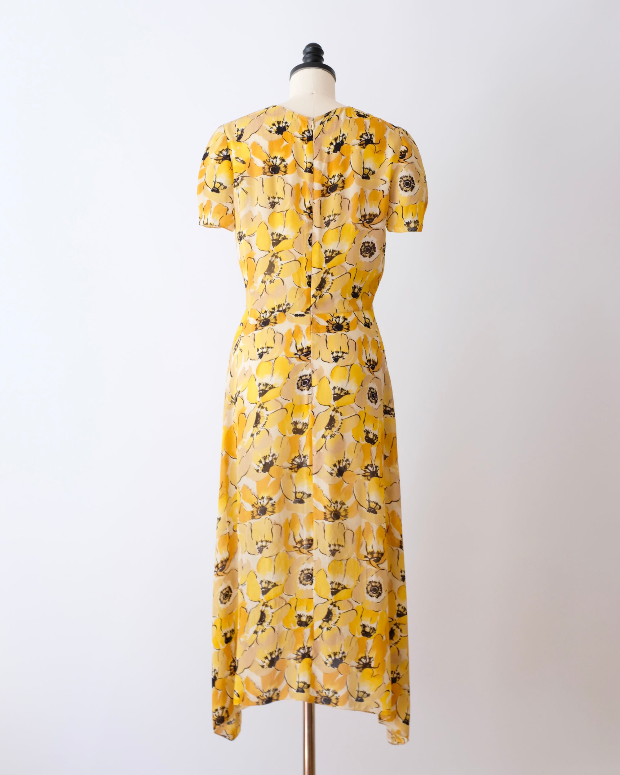 Prada FW2000 Yellow Poppy Dress (S)