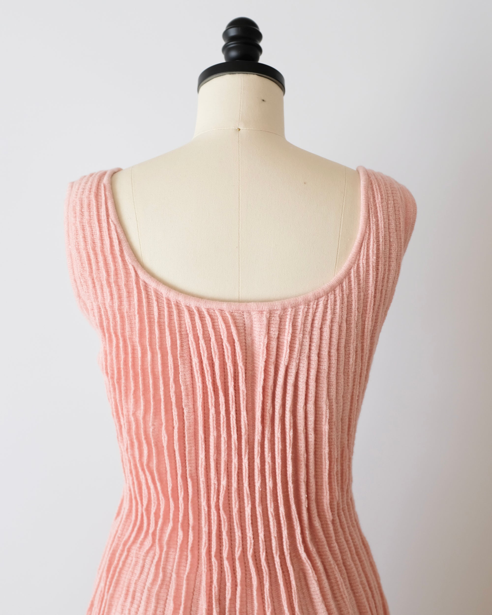 Chanel Resort 2013 Pink Pleated Mini Dress (S)