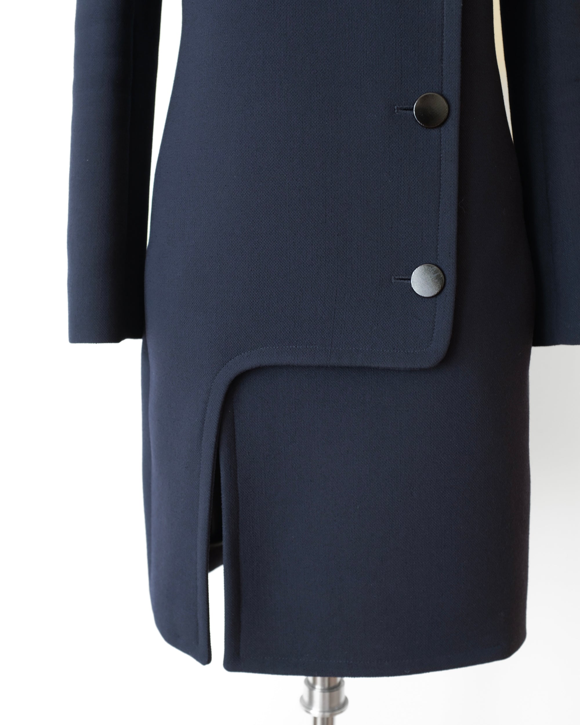 Celine by Phoebe Philo FW2010 Mod Button Coat (XS)