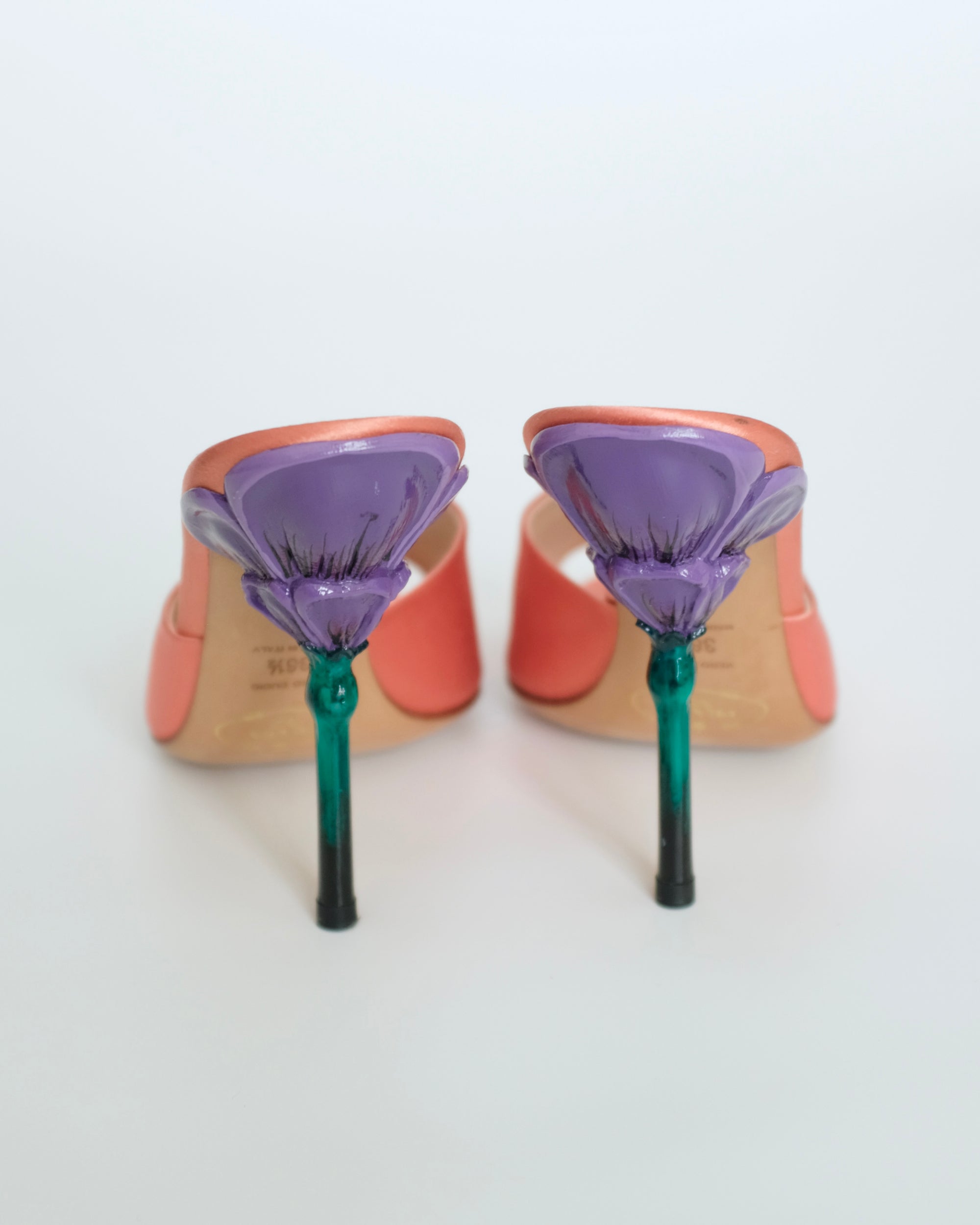Prada SS2008 Flower Stem Mules (36.5)