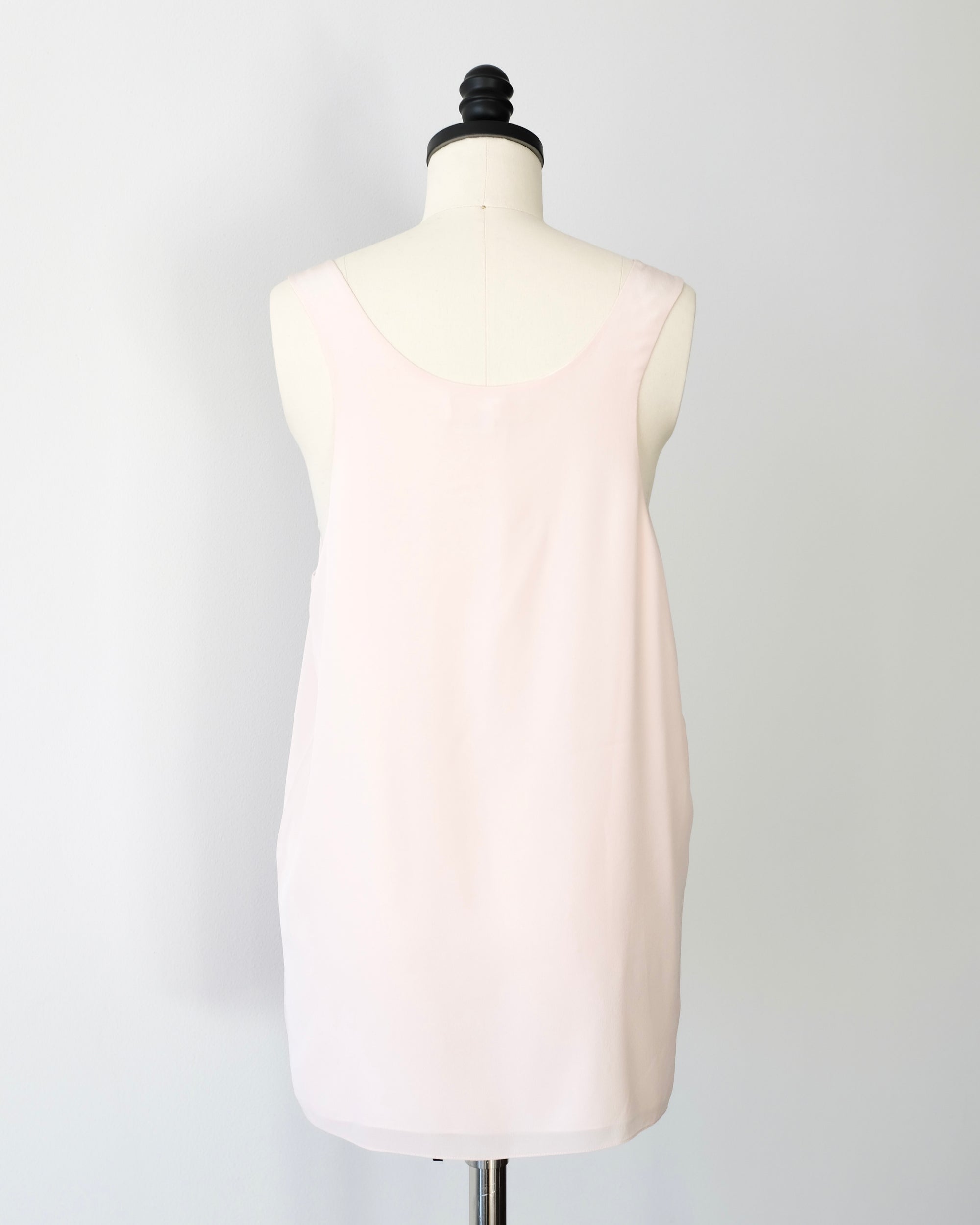 Chloé Silk Blush Pink Tank Top (M)