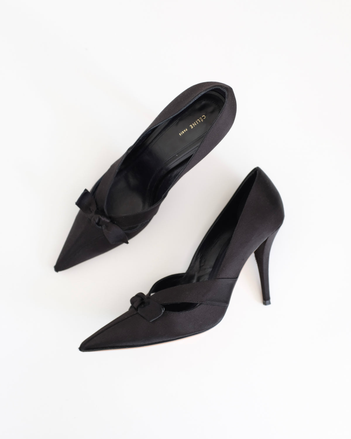 Celine by Phoebe Philo Satin Bow Heels (41)